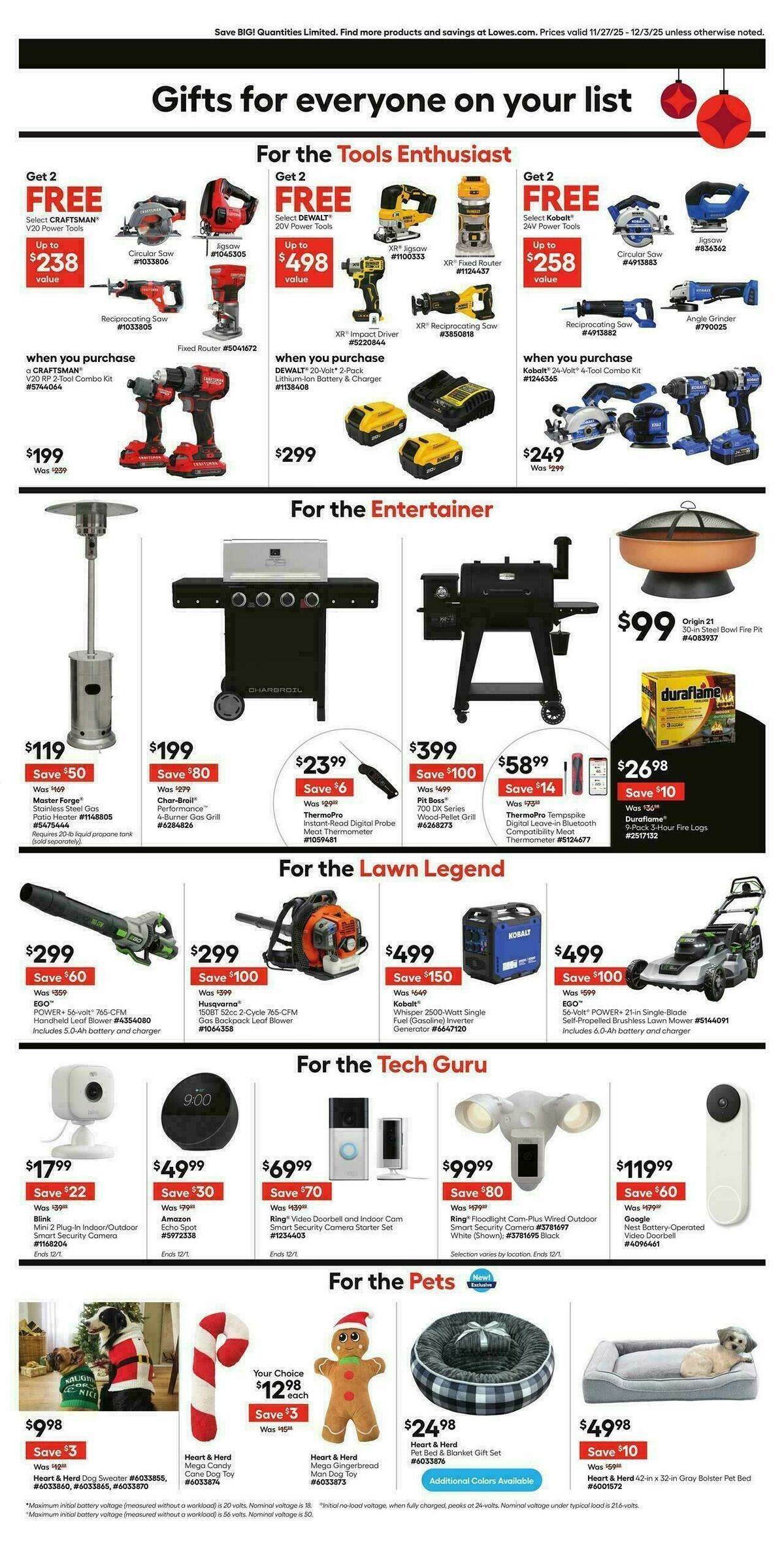 Lowe's Weekly Ad from November 27
