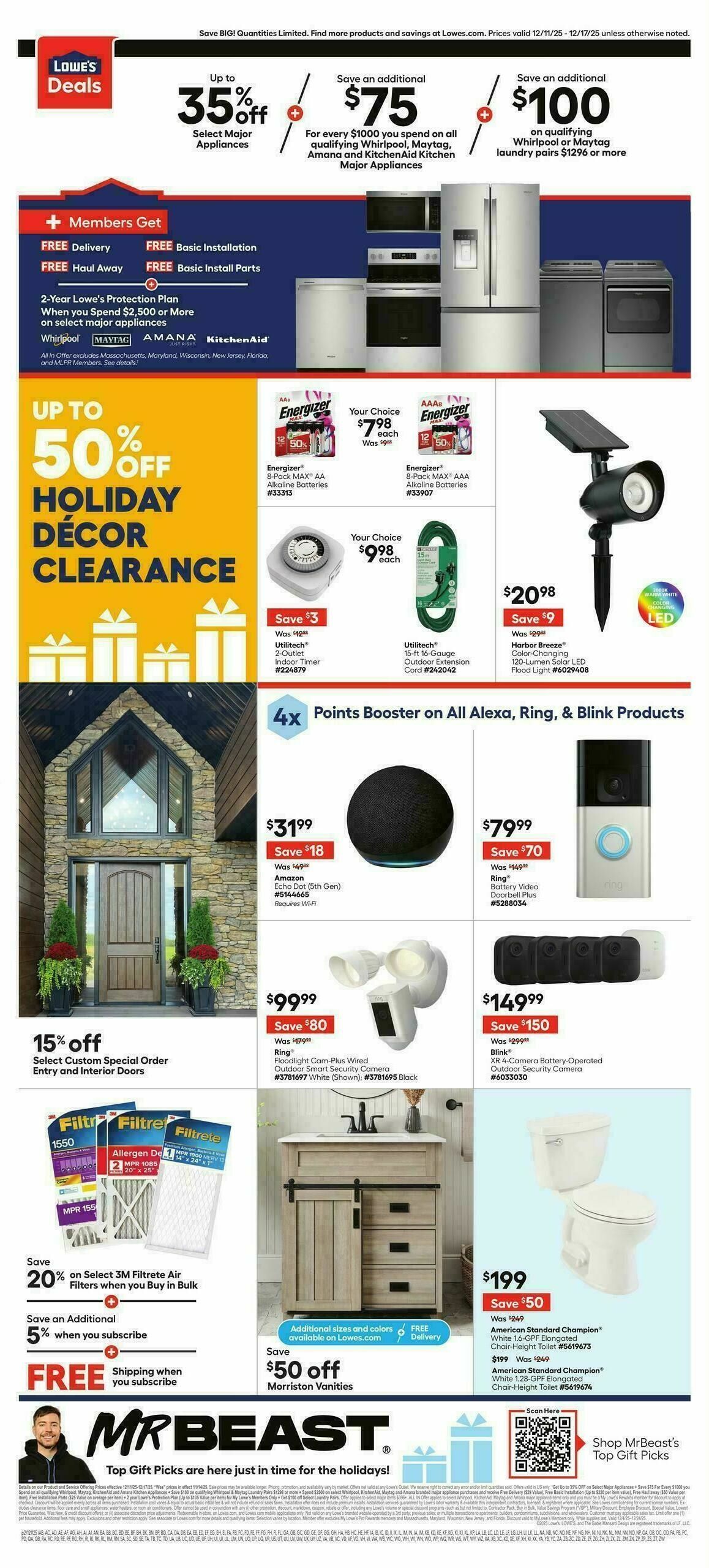 Lowe's Weekly Ad from December 11