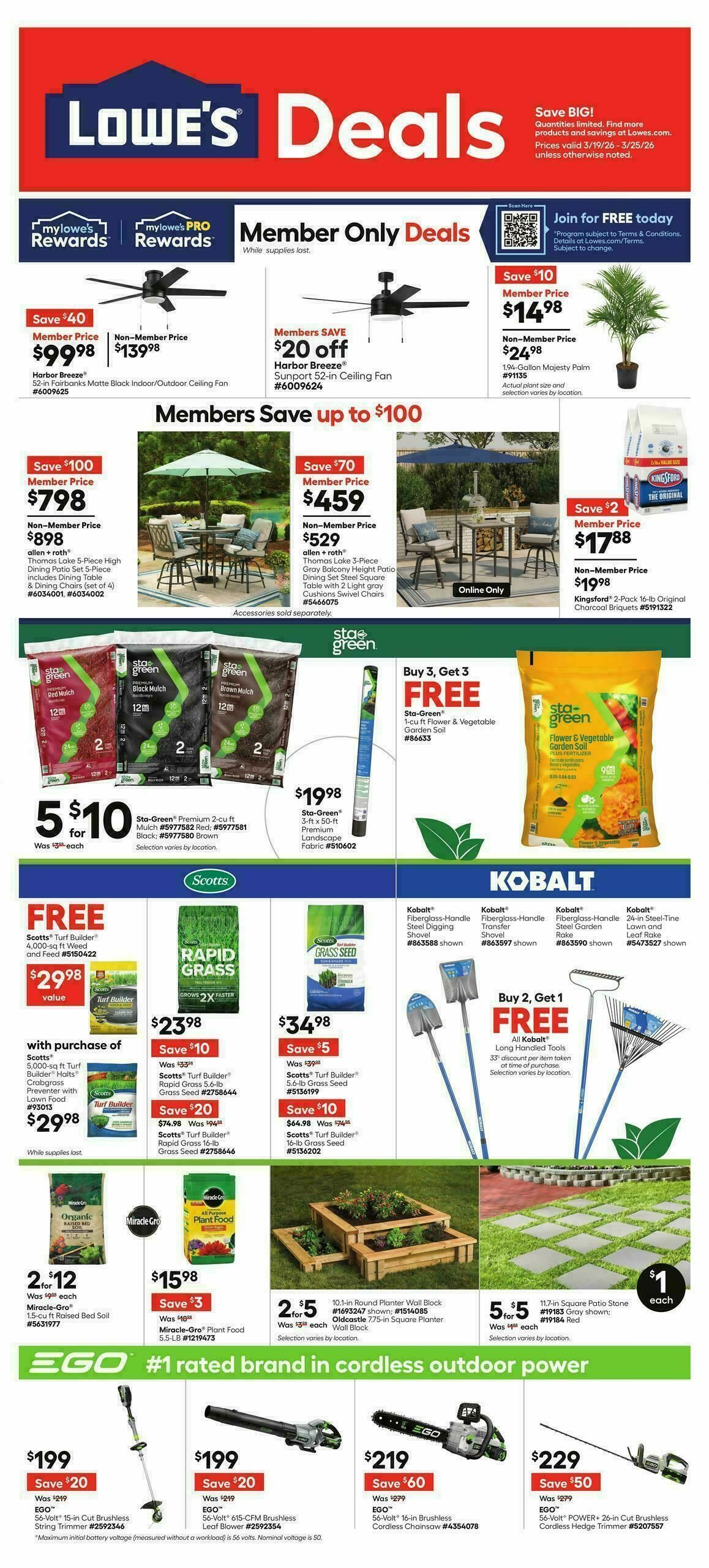 Lowe's Weekly Ad from March 19