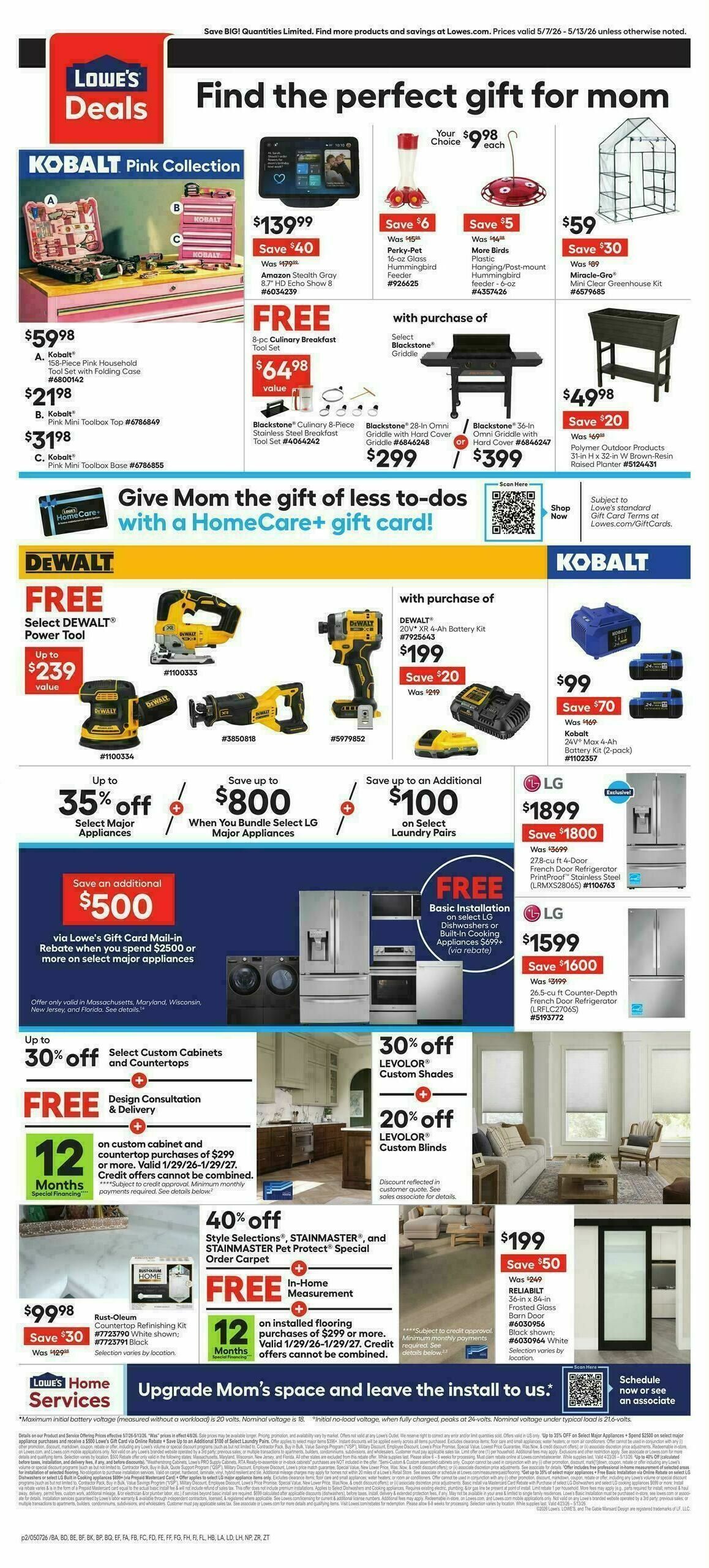 Lowe's Weekly Ad from May 7