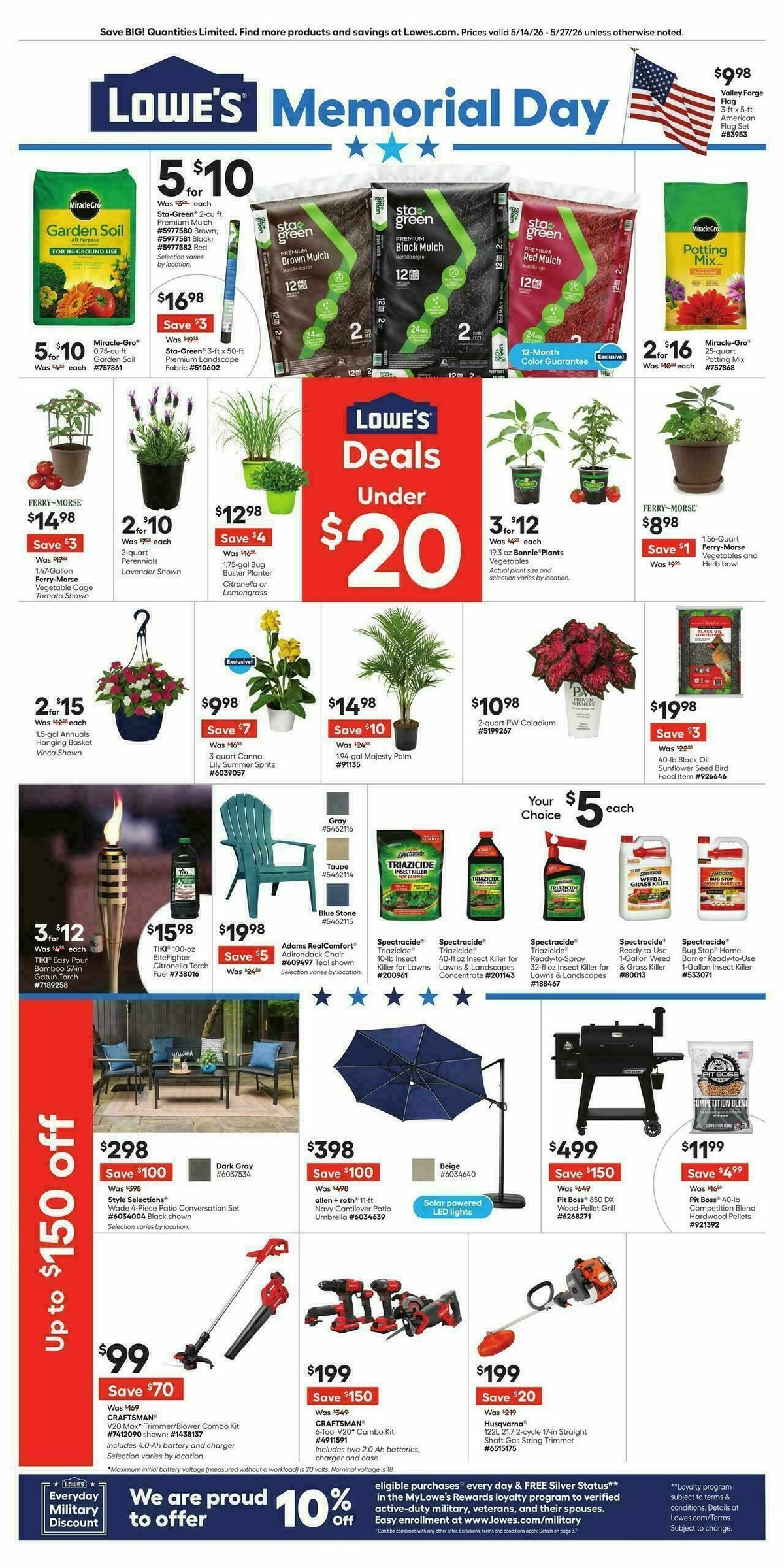 Lowe's Weekly Ad from May 14