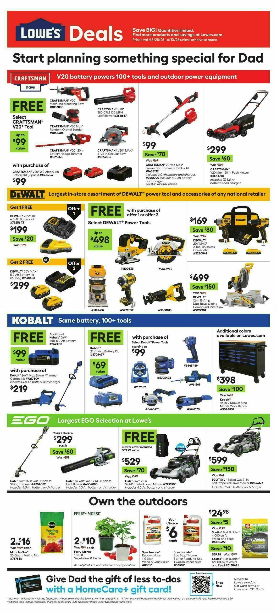 Lowe's Weekly Ad from May 28