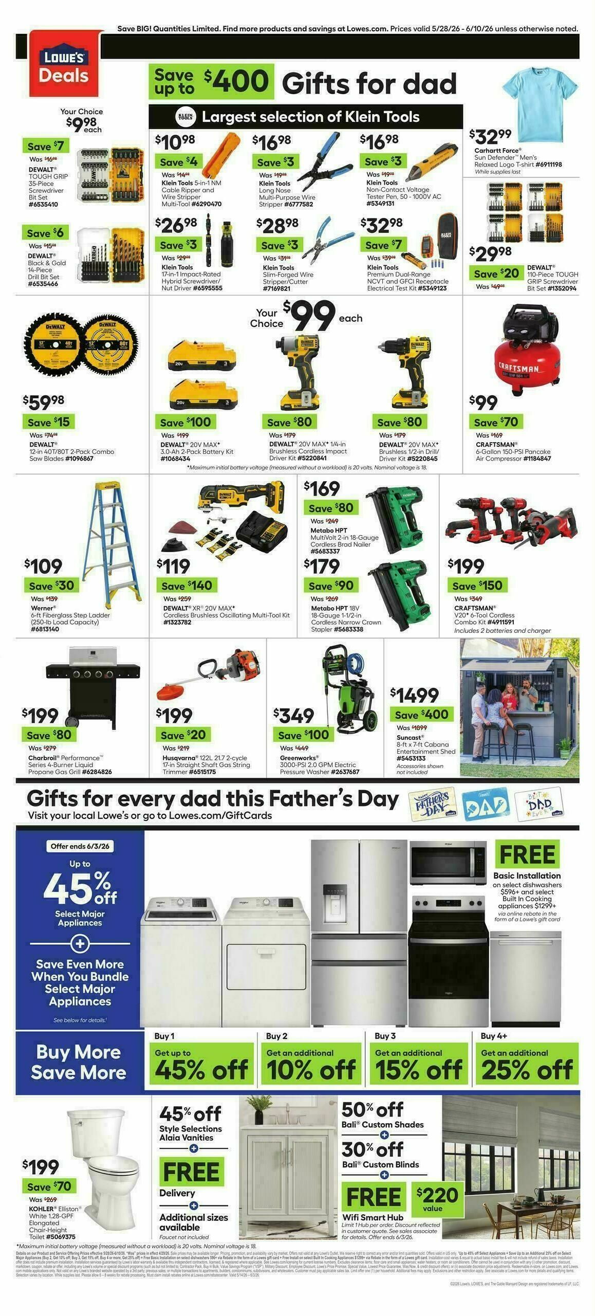Lowe's Weekly Ad from May 28