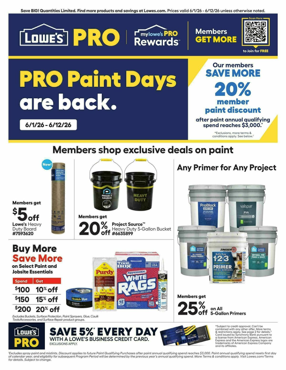 Lowe's Pro Ad Weekly Ad from June 1