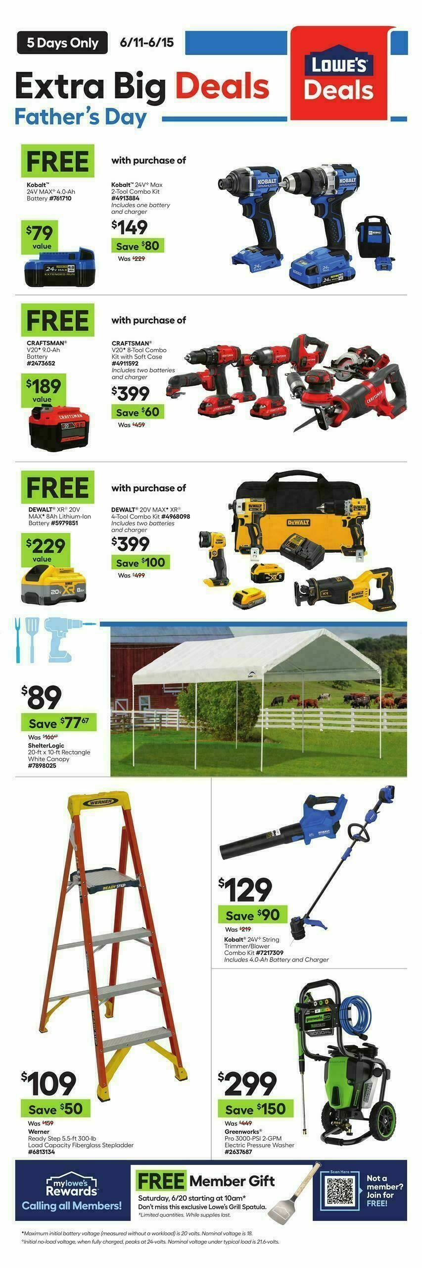 Lowe's Weekly Ad from June 11