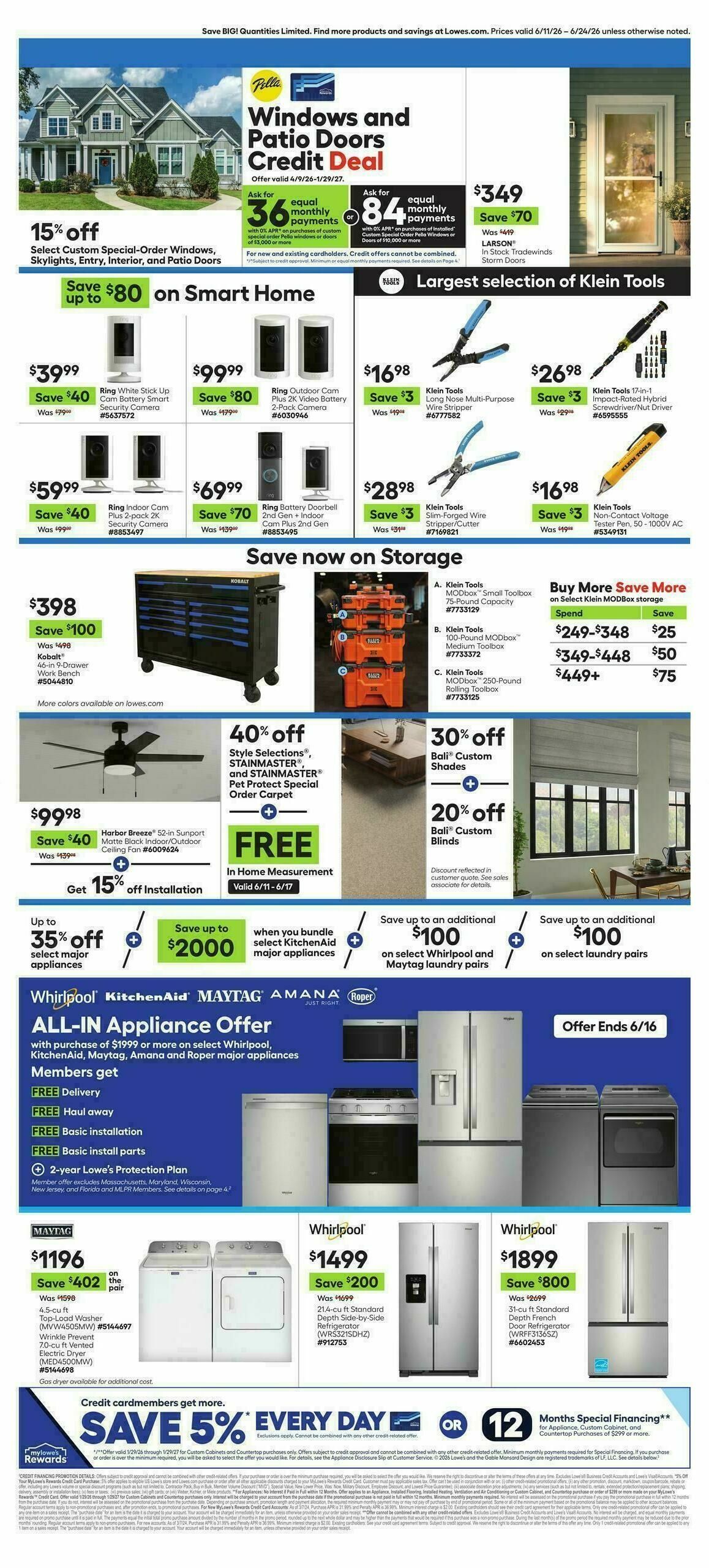 Lowe's Weekly Ad from June 11