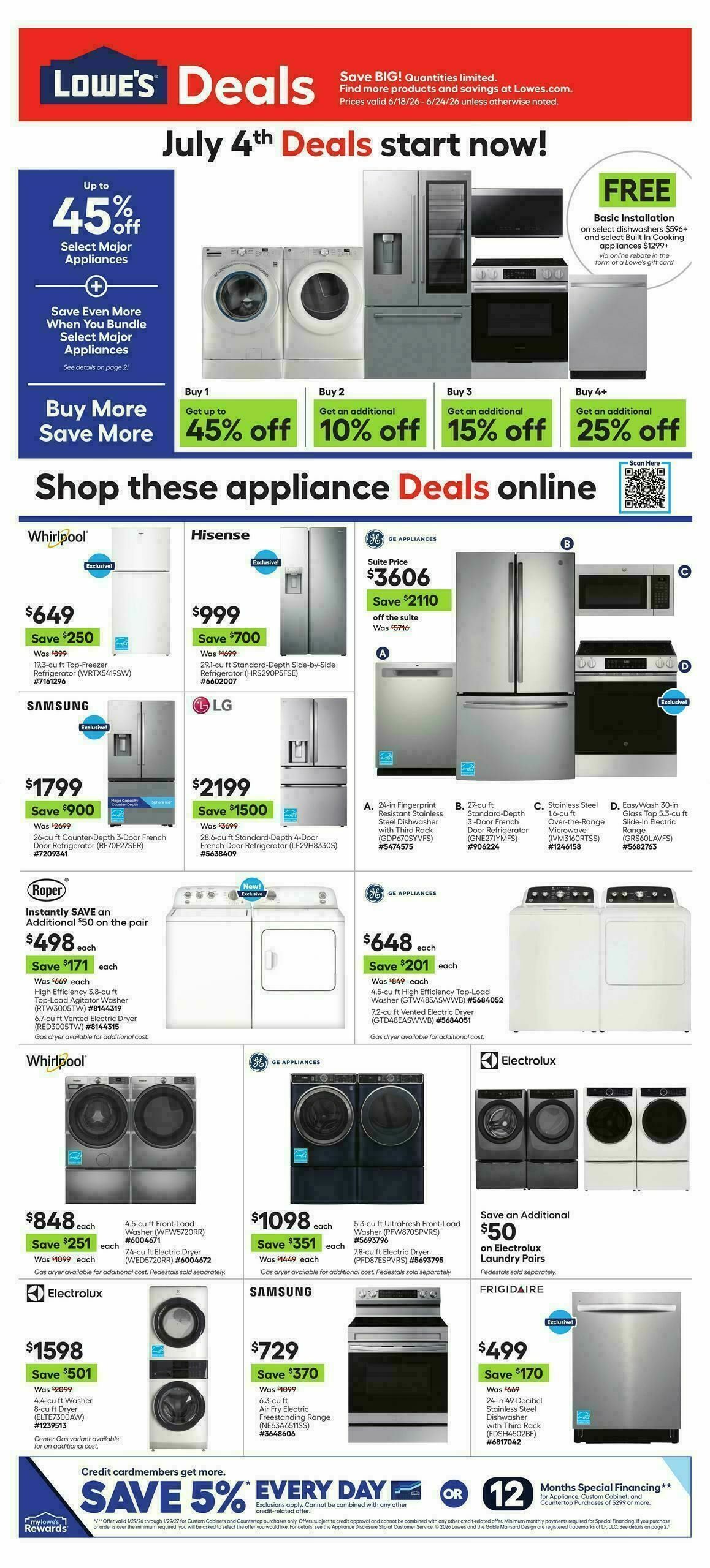 Lowe's Weekly Ad from June 18