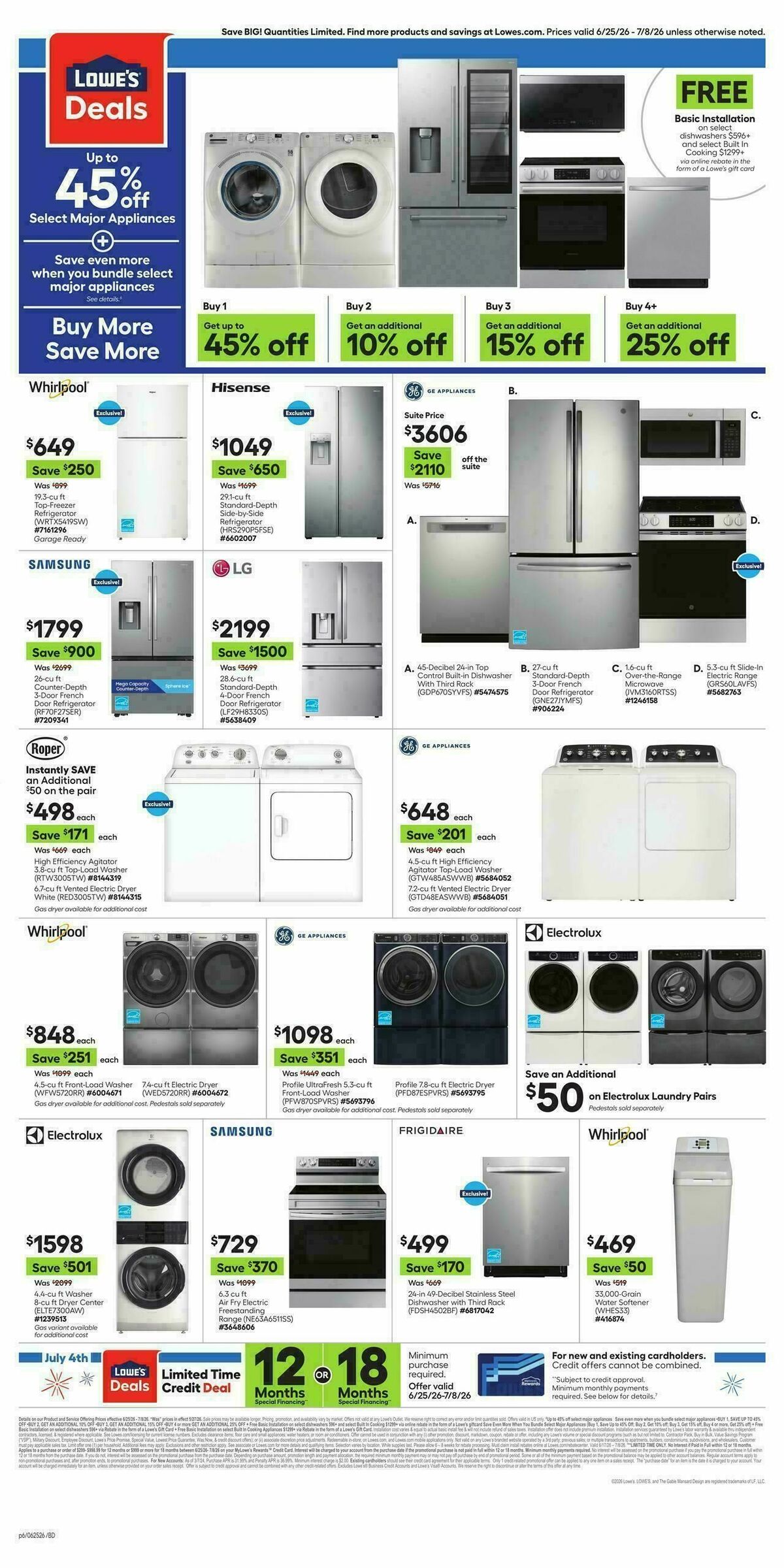 Lowe's Weekly Ad from June 25