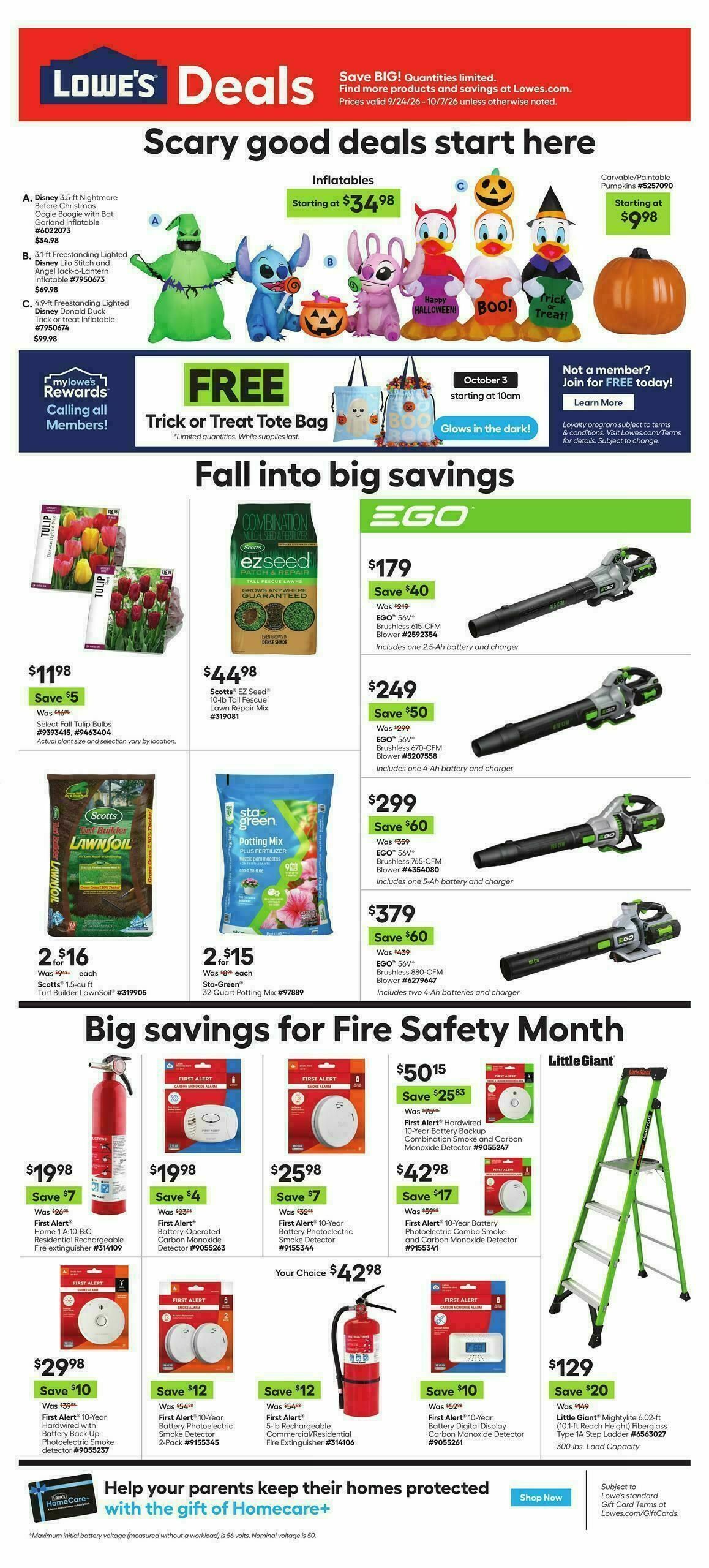 Lowe's Weekly Ad from September 24