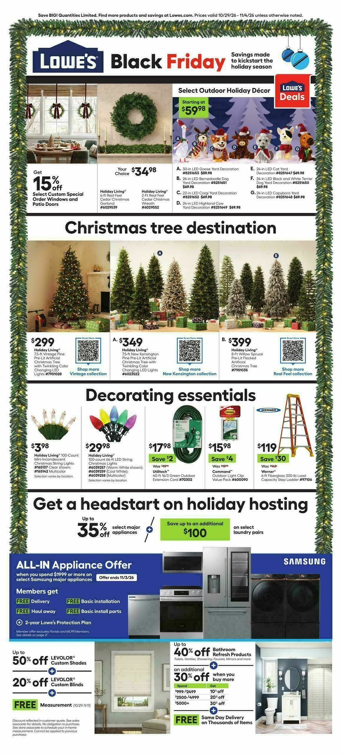 Lowe's Weekly Ad from October 29
