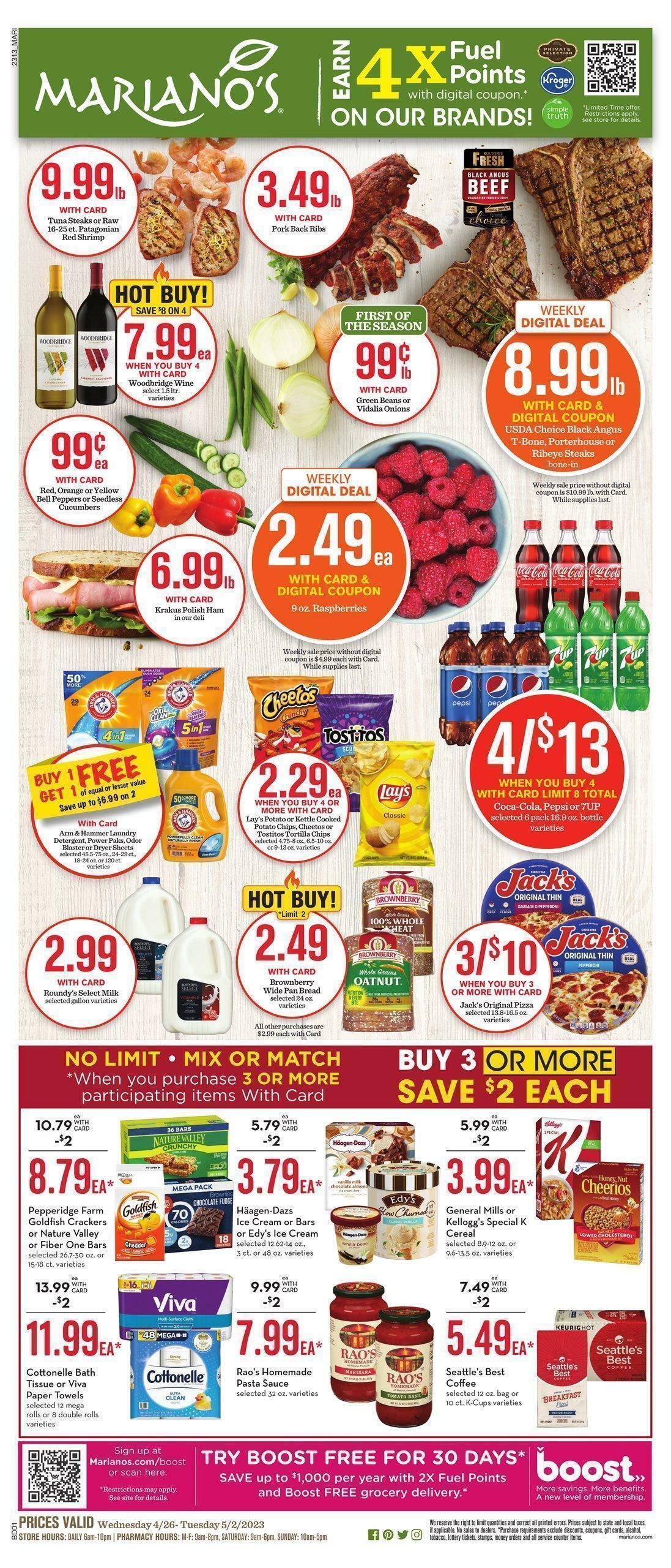 Mariano's Weekly Ad from April 26