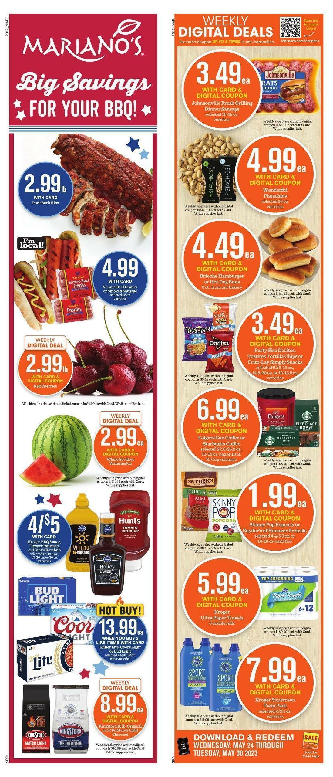 Mariano's Weekly Ad from May 24