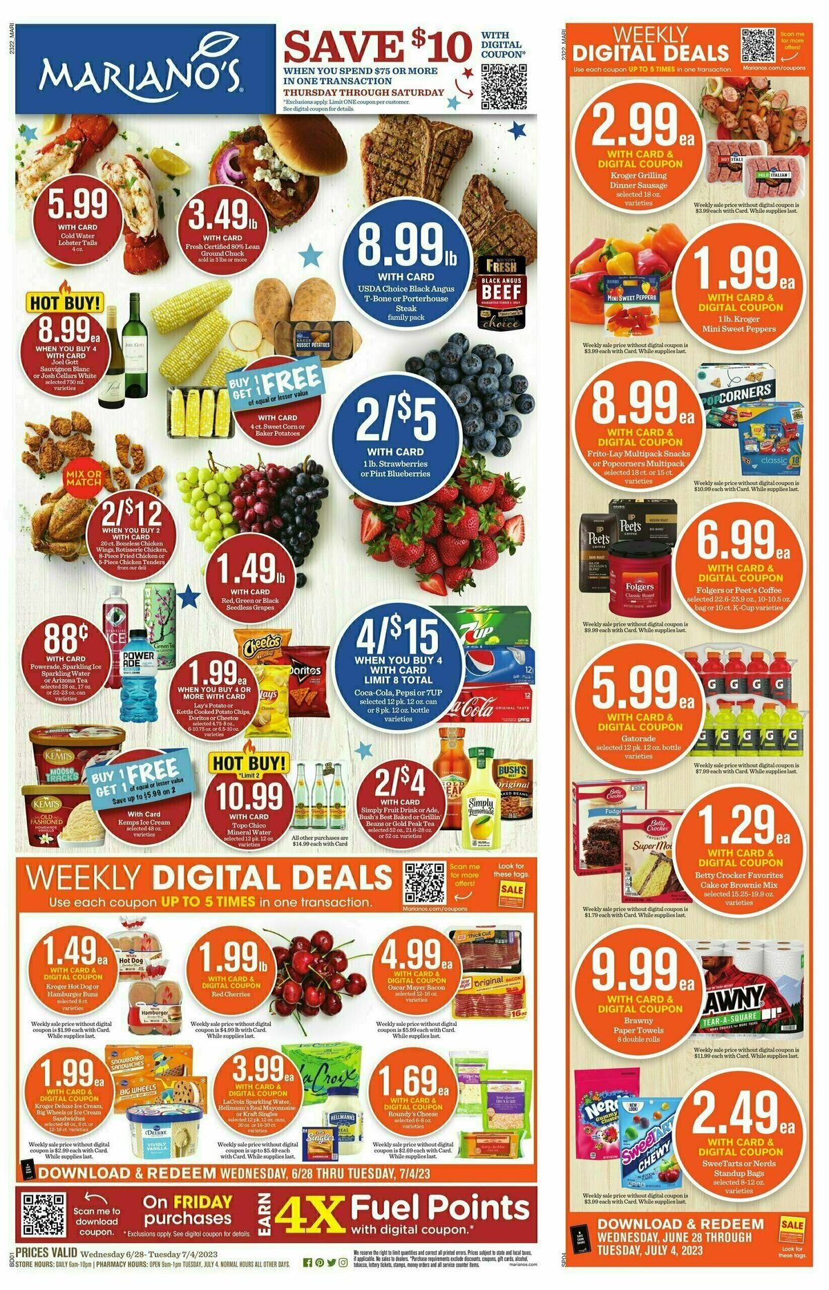 Mariano's Weekly Ad from June 28