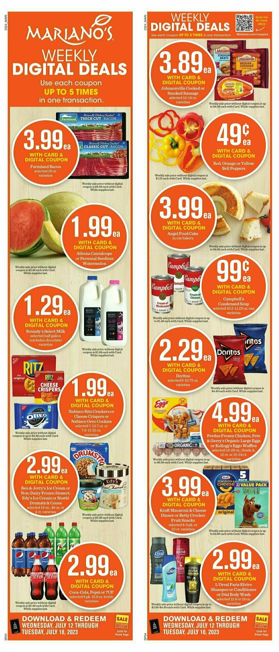 Mariano's Weekly Ad from July 12