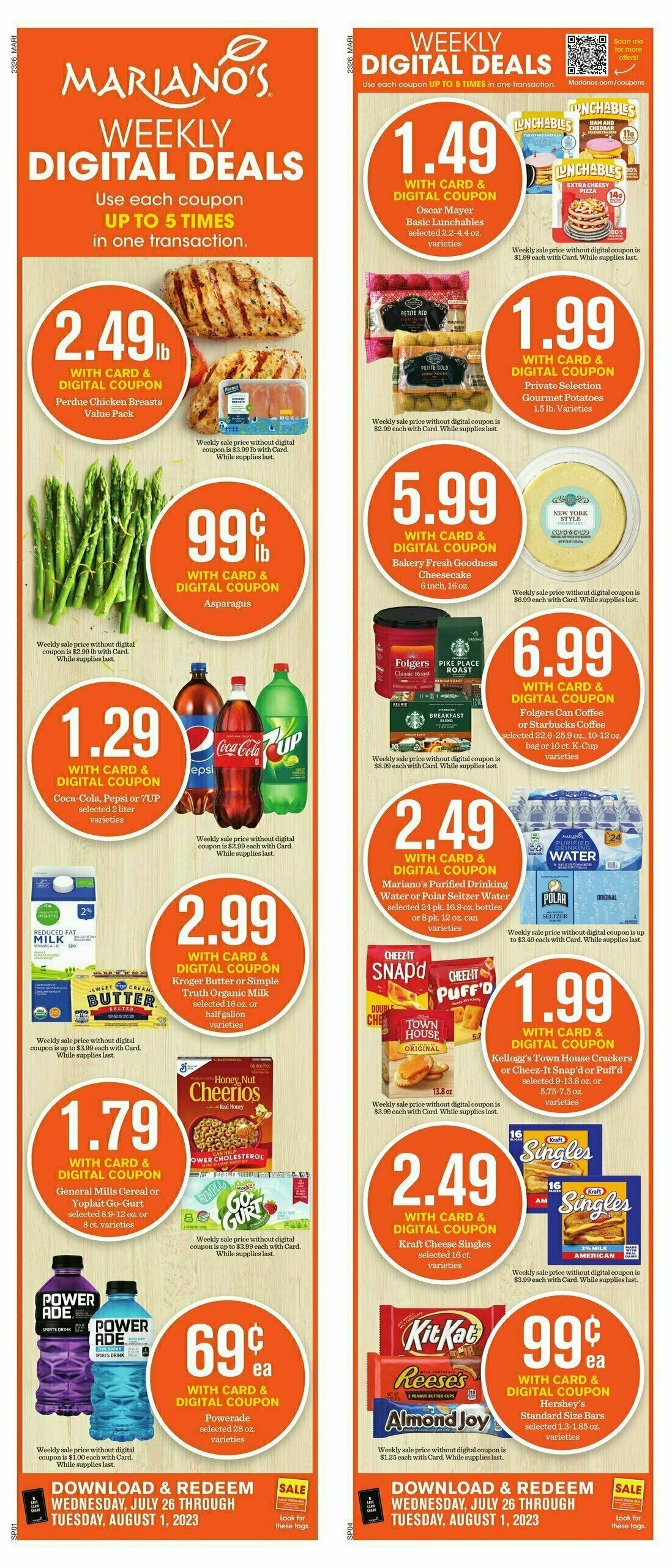 Mariano's Weekly Ad from July 26