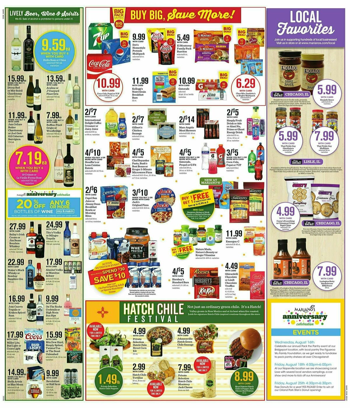 Mariano's Weekly Ad from August 9
