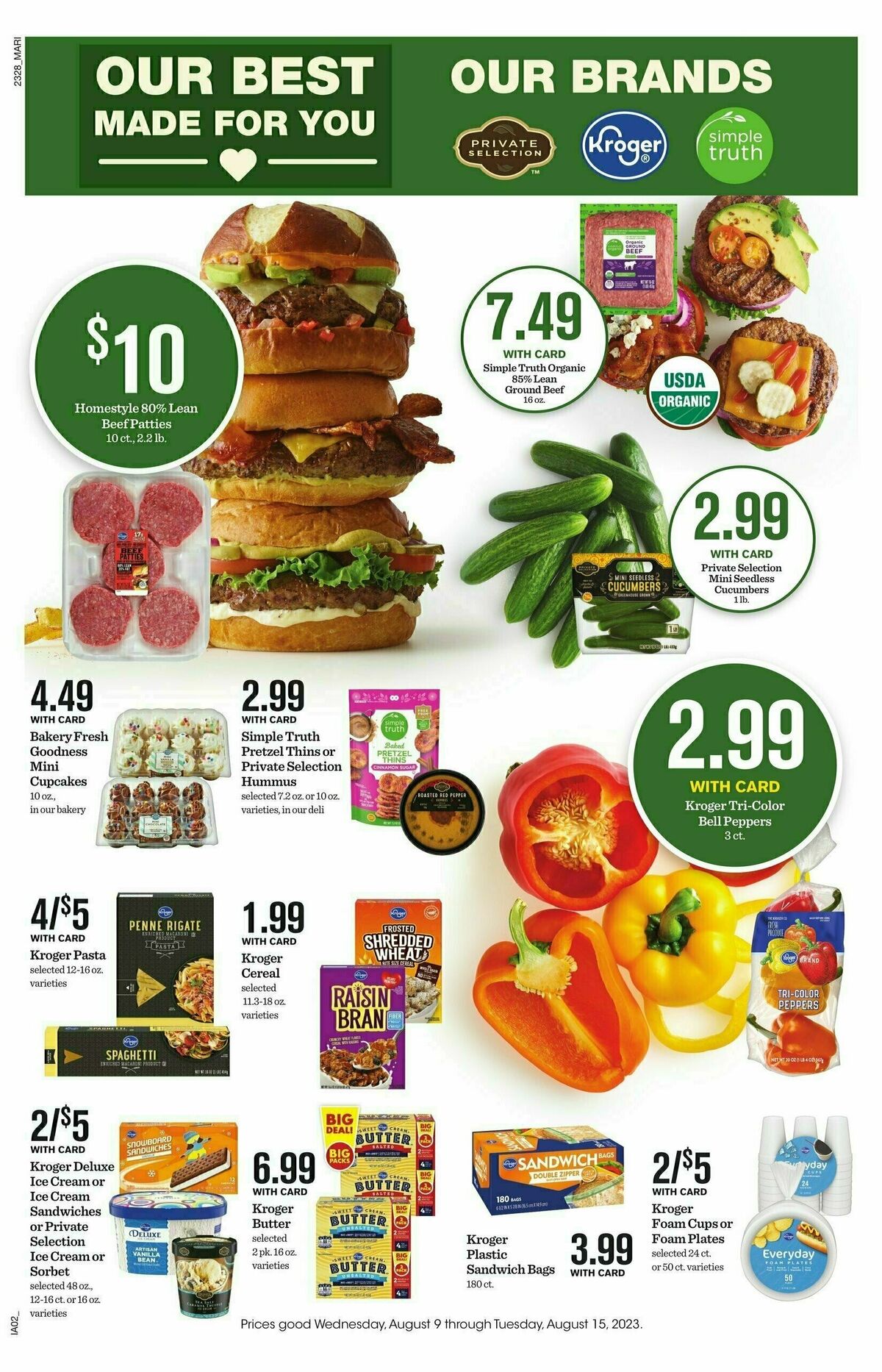 Mariano's Weekly Ad from August 9