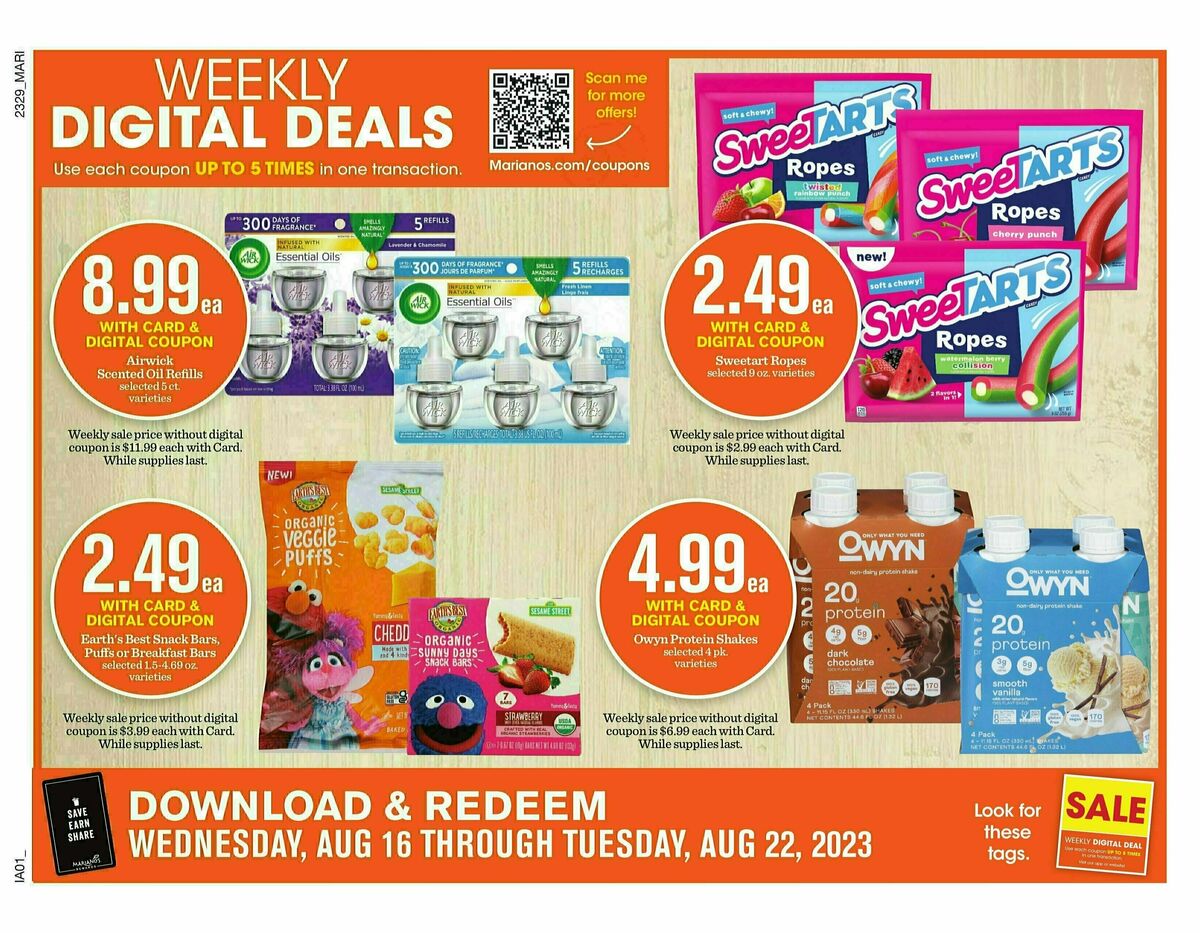 Mariano's Weekly Ad from August 16