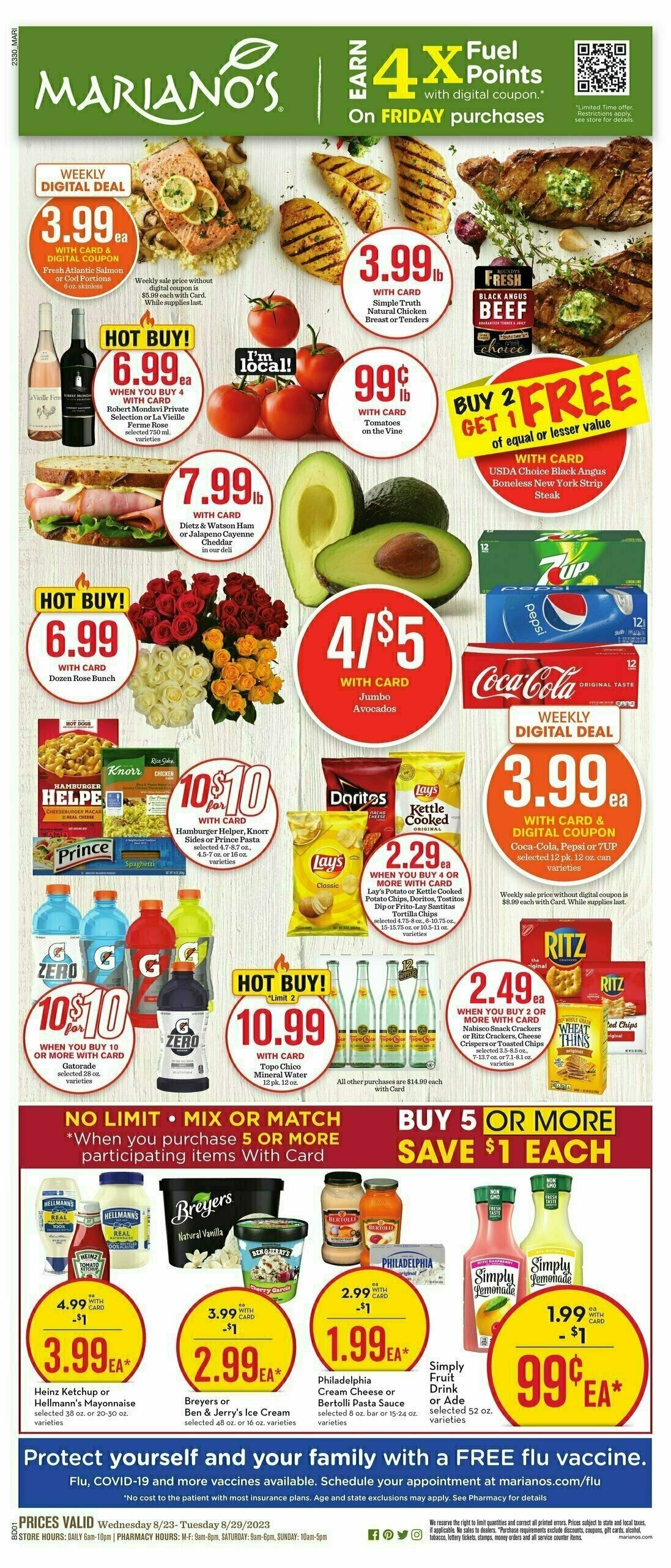 Mariano's Weekly Ad from August 23