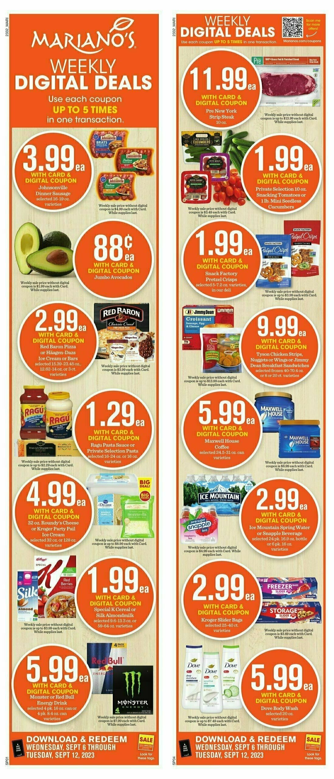 Mariano's Weekly Ad from September 6
