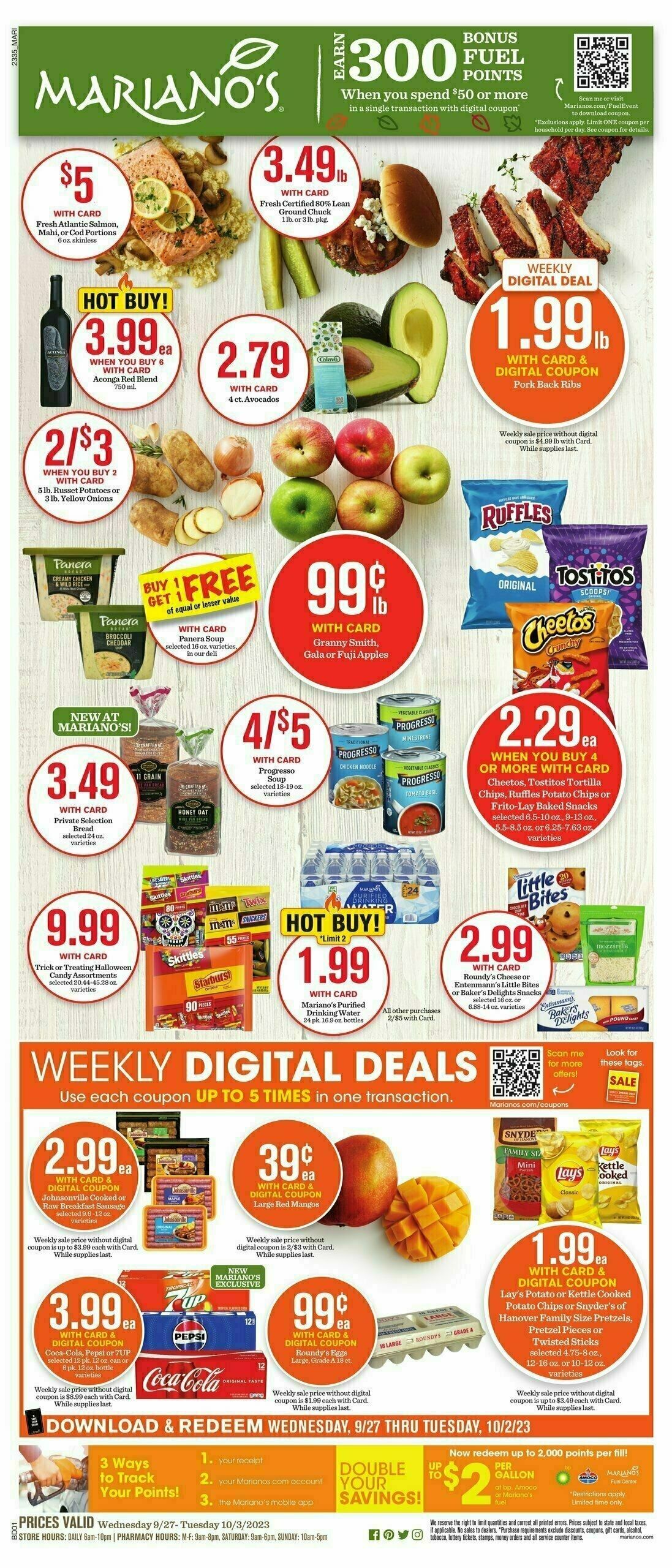 Mariano's Weekly Ad from September 27