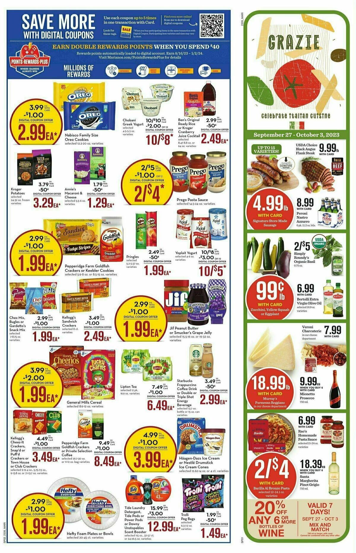 Mariano's Weekly Ad from September 27