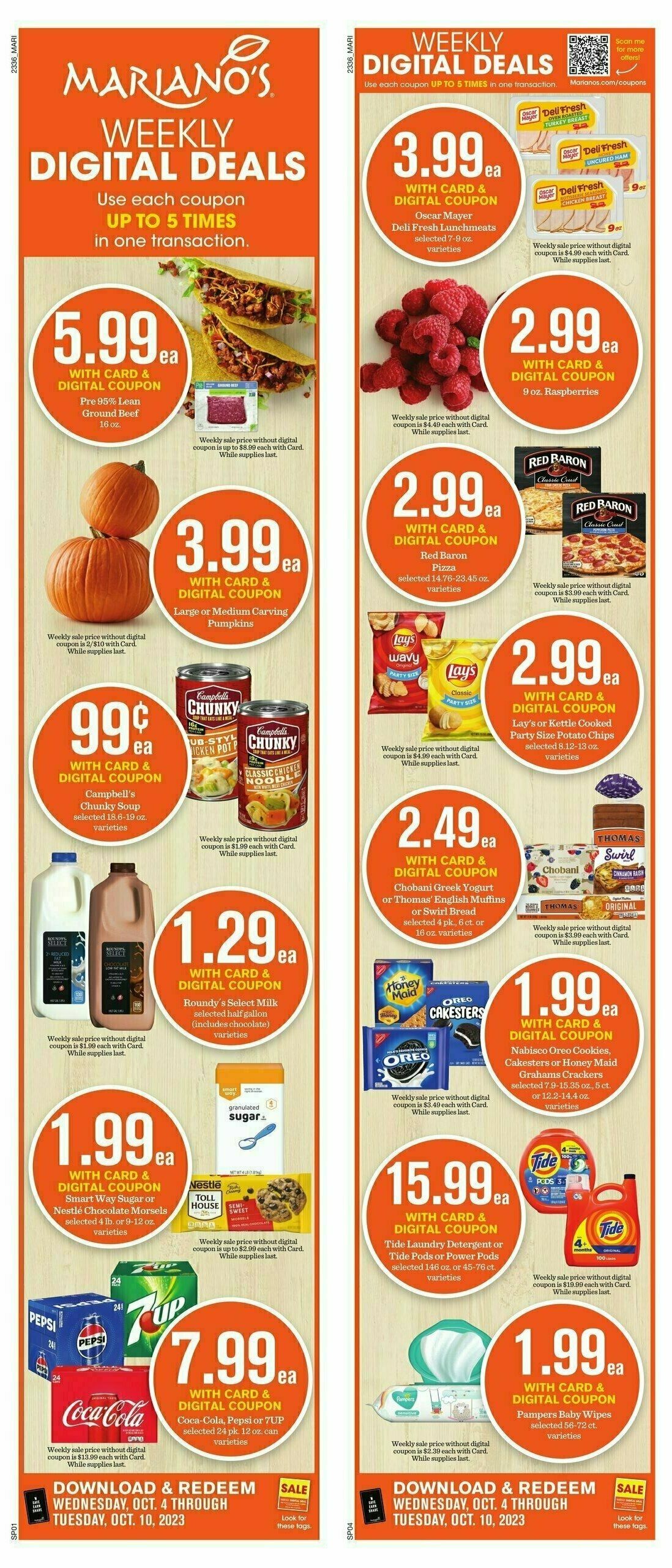 Mariano's Weekly Ad from October 4