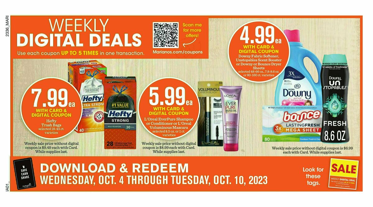 Mariano's Weekly Ad from October 4