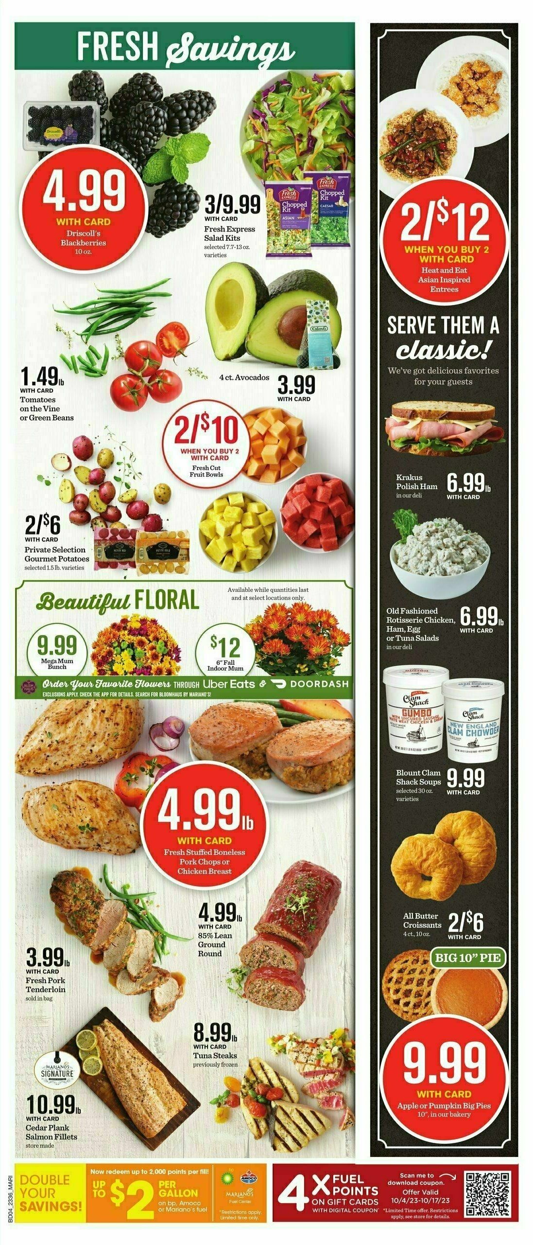 Mariano's Weekly Ad from October 4
