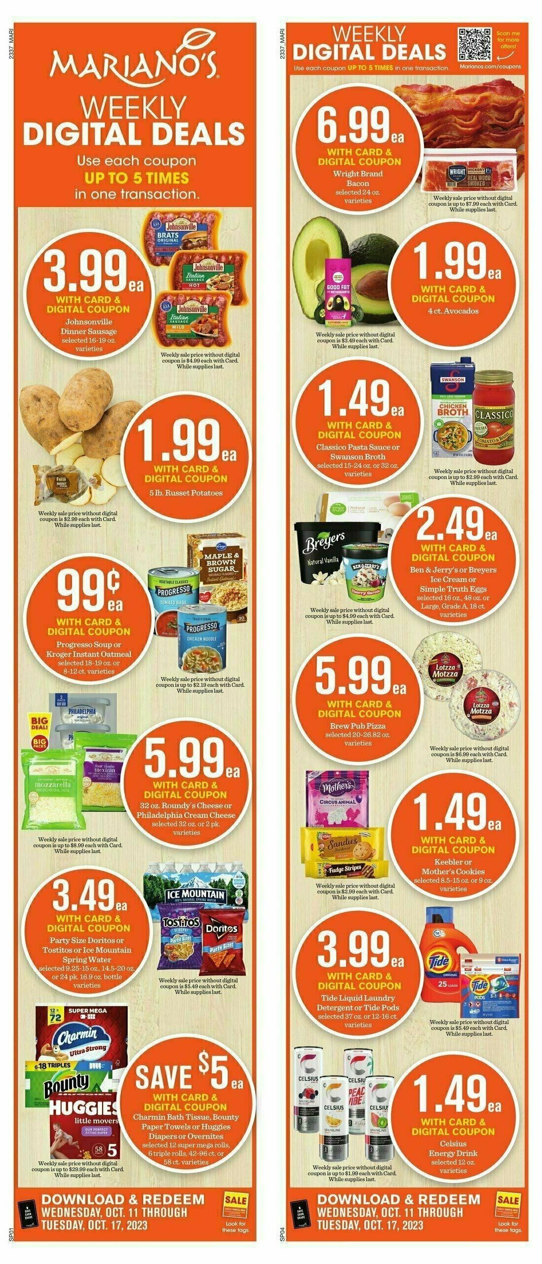 Mariano's Weekly Ad from October 11