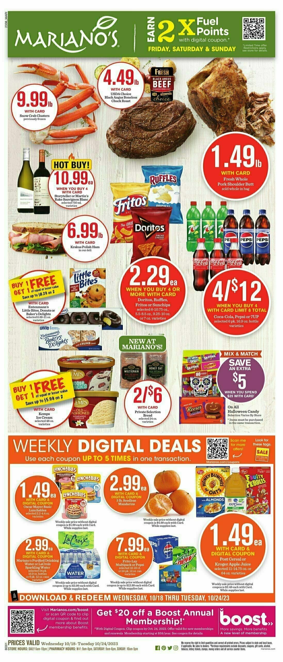 Mariano's Weekly Ad from October 18