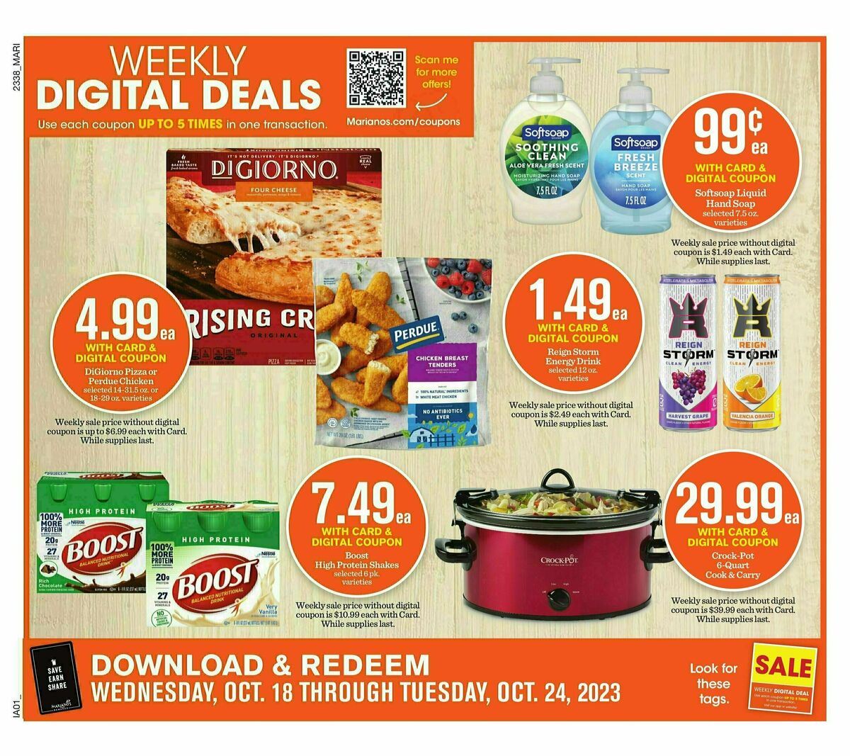 Mariano's Weekly Ad from October 18