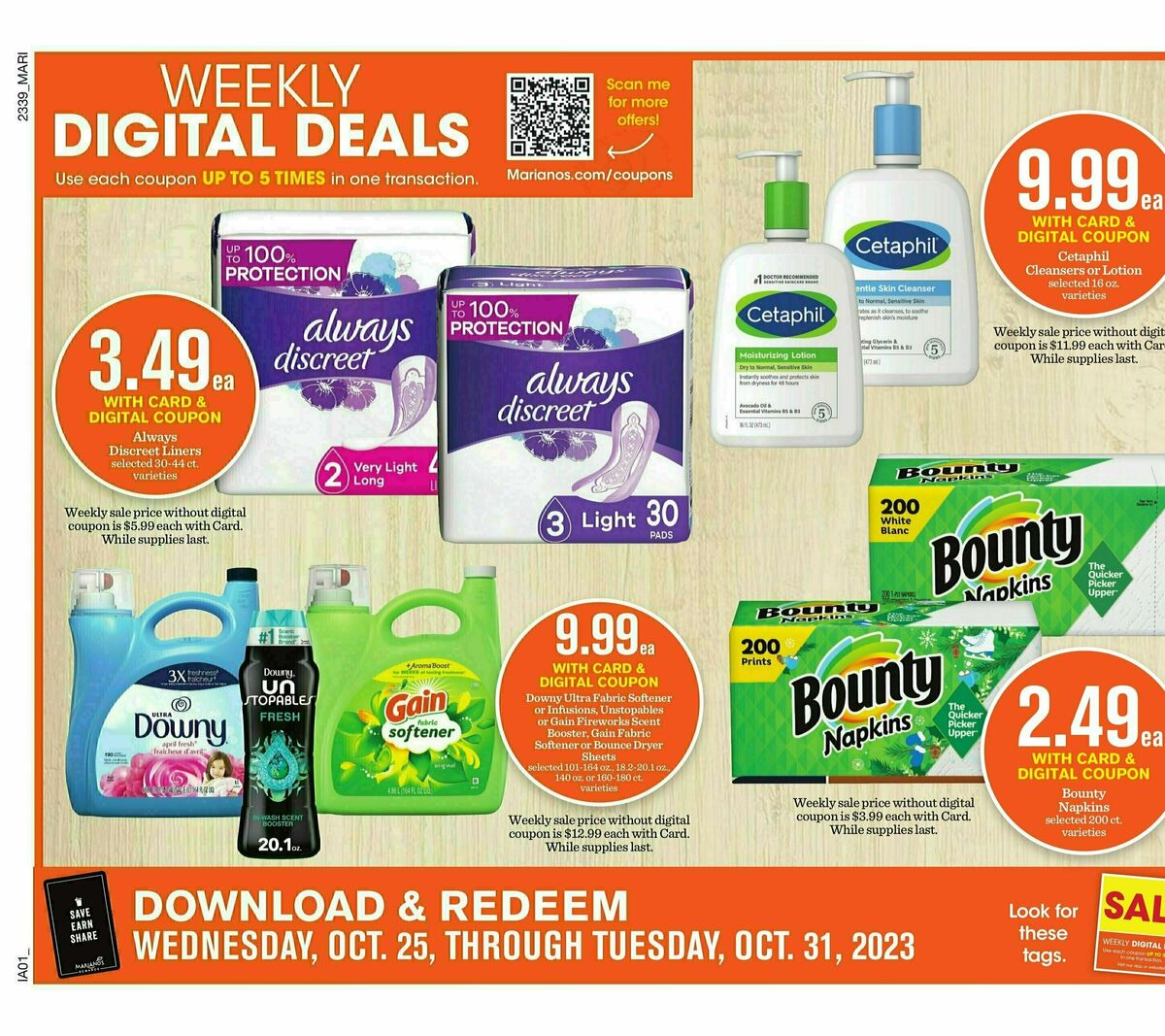 Mariano's Weekly Ad from October 25