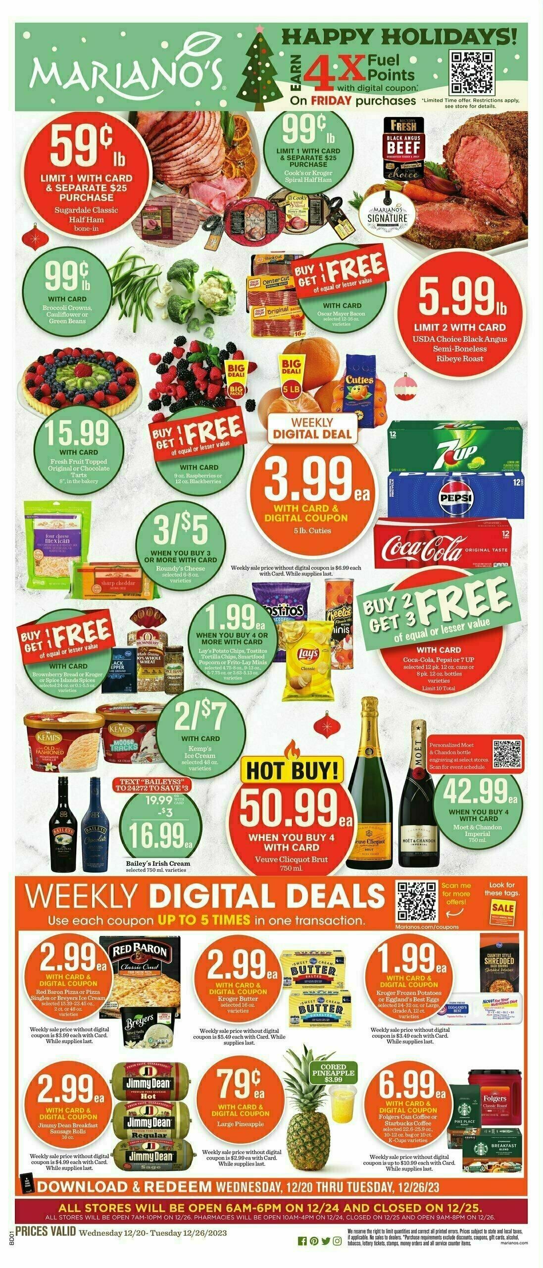 Mariano's Weekly Ad from December 20