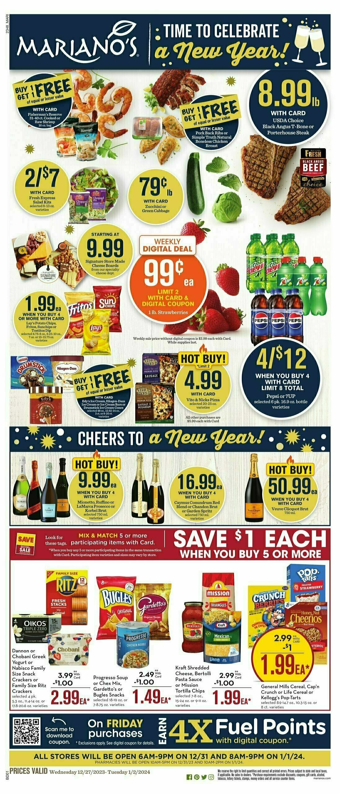 Mariano's Weekly Ad from December 27