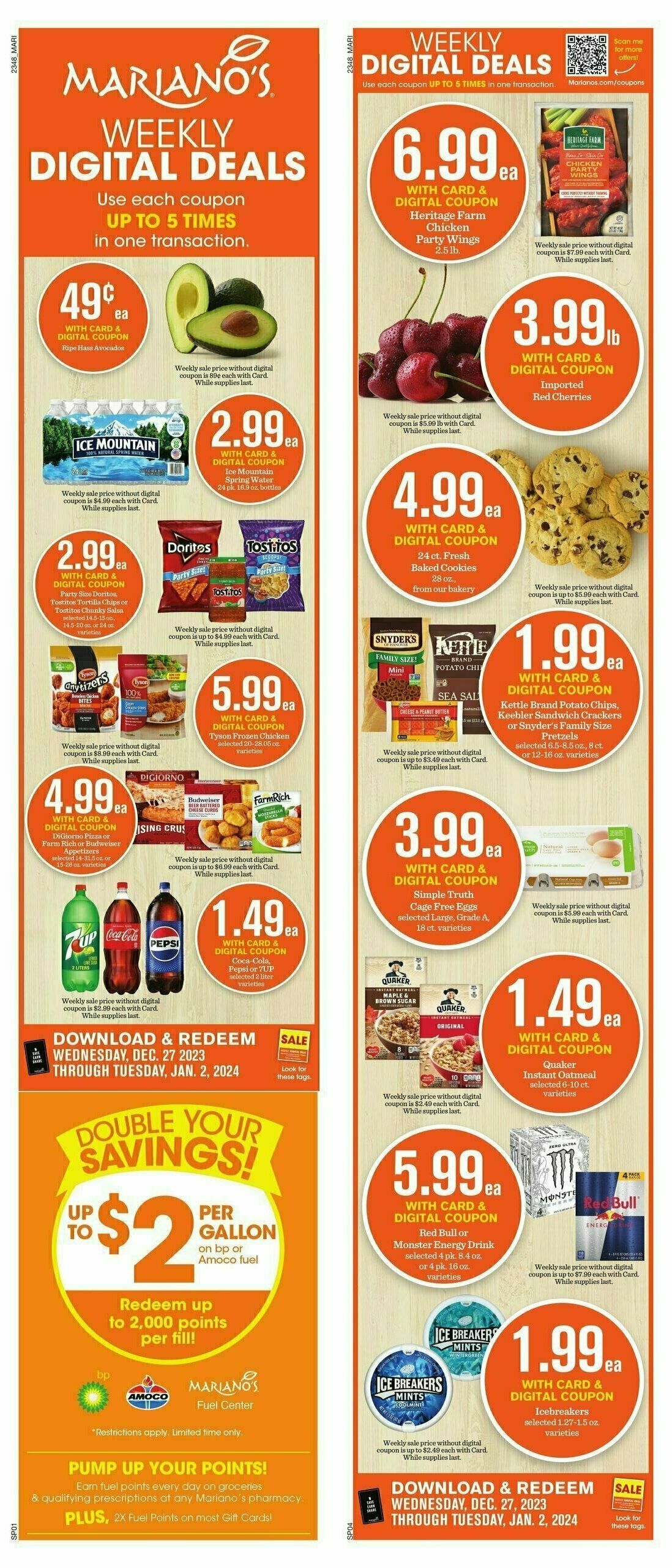 Mariano's Weekly Ad from December 27