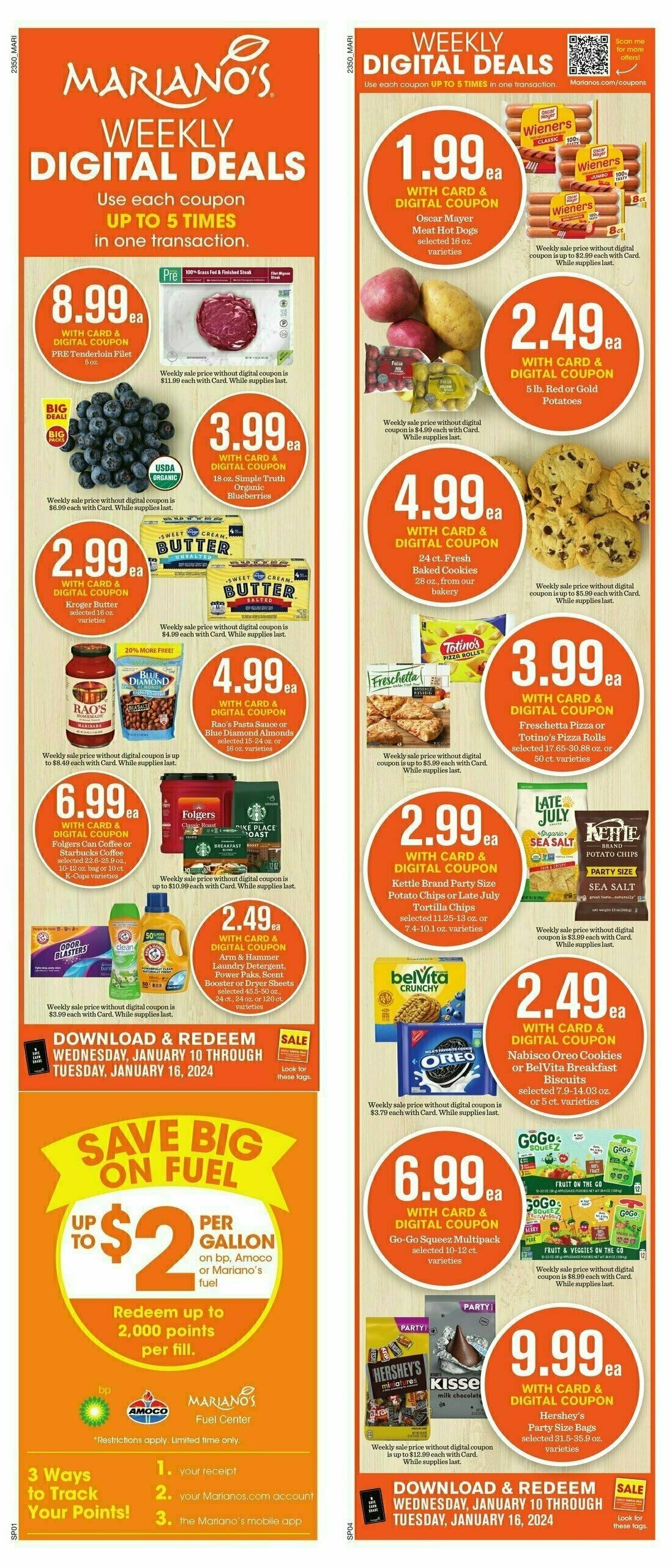 Mariano's Weekly Ad from January 10