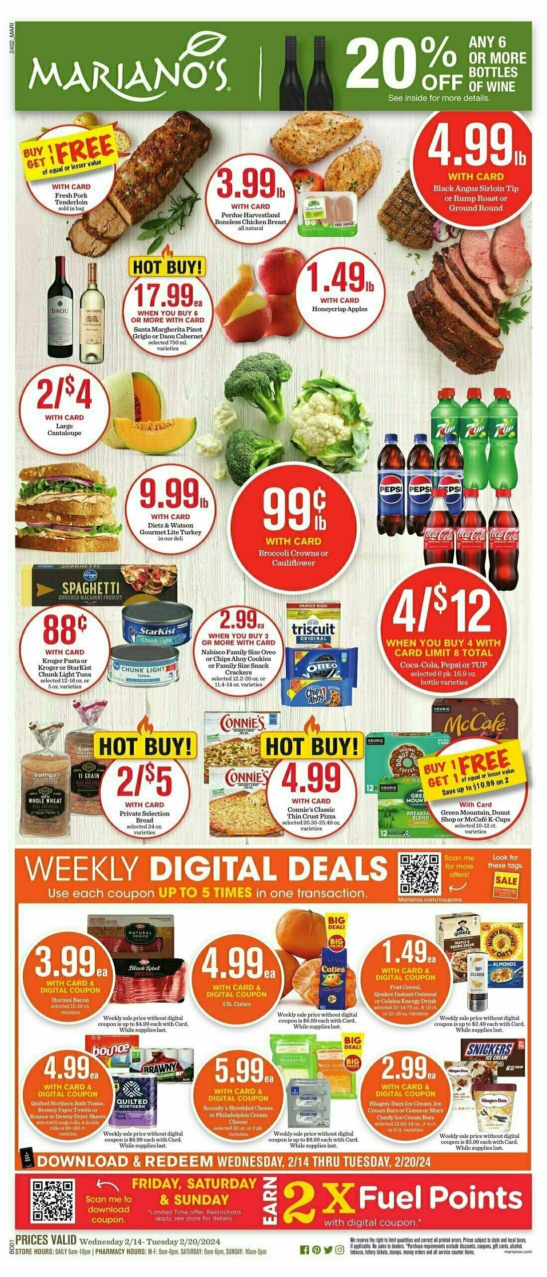 Mariano's Weekly Ad from February 14