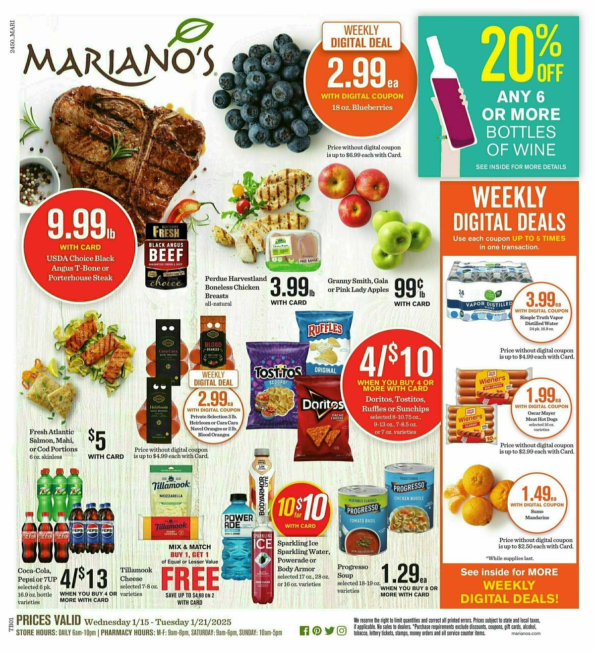 Mariano's Weekly Ad from January 15