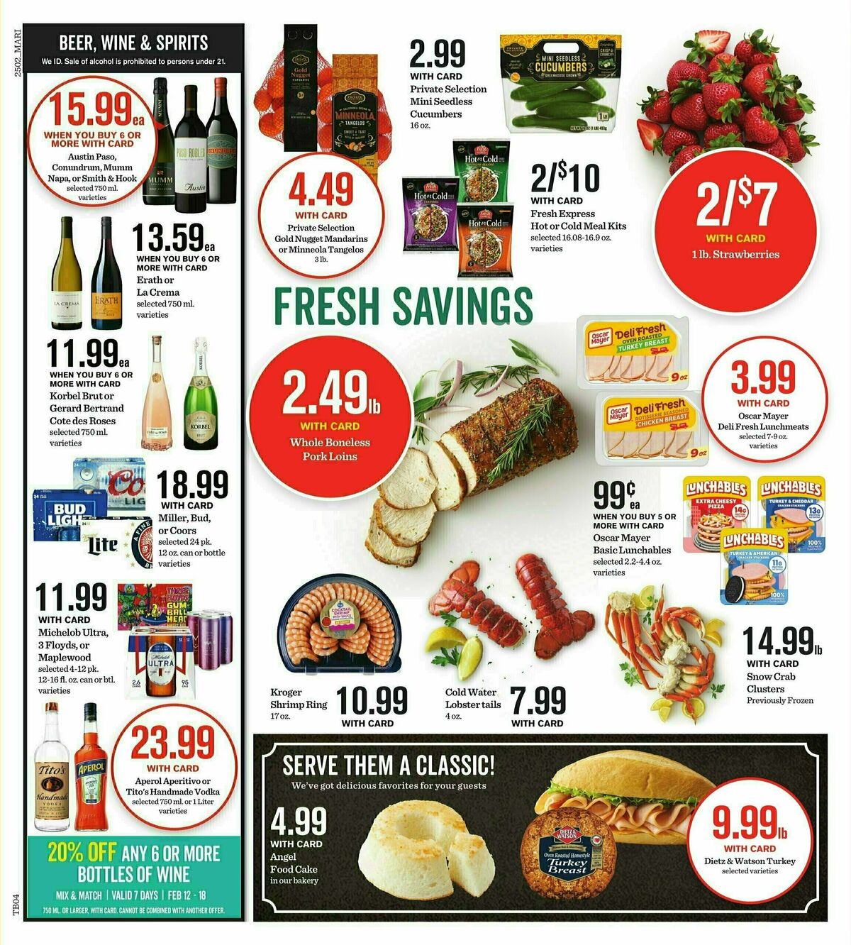 Mariano's Weekly Ad from February 12