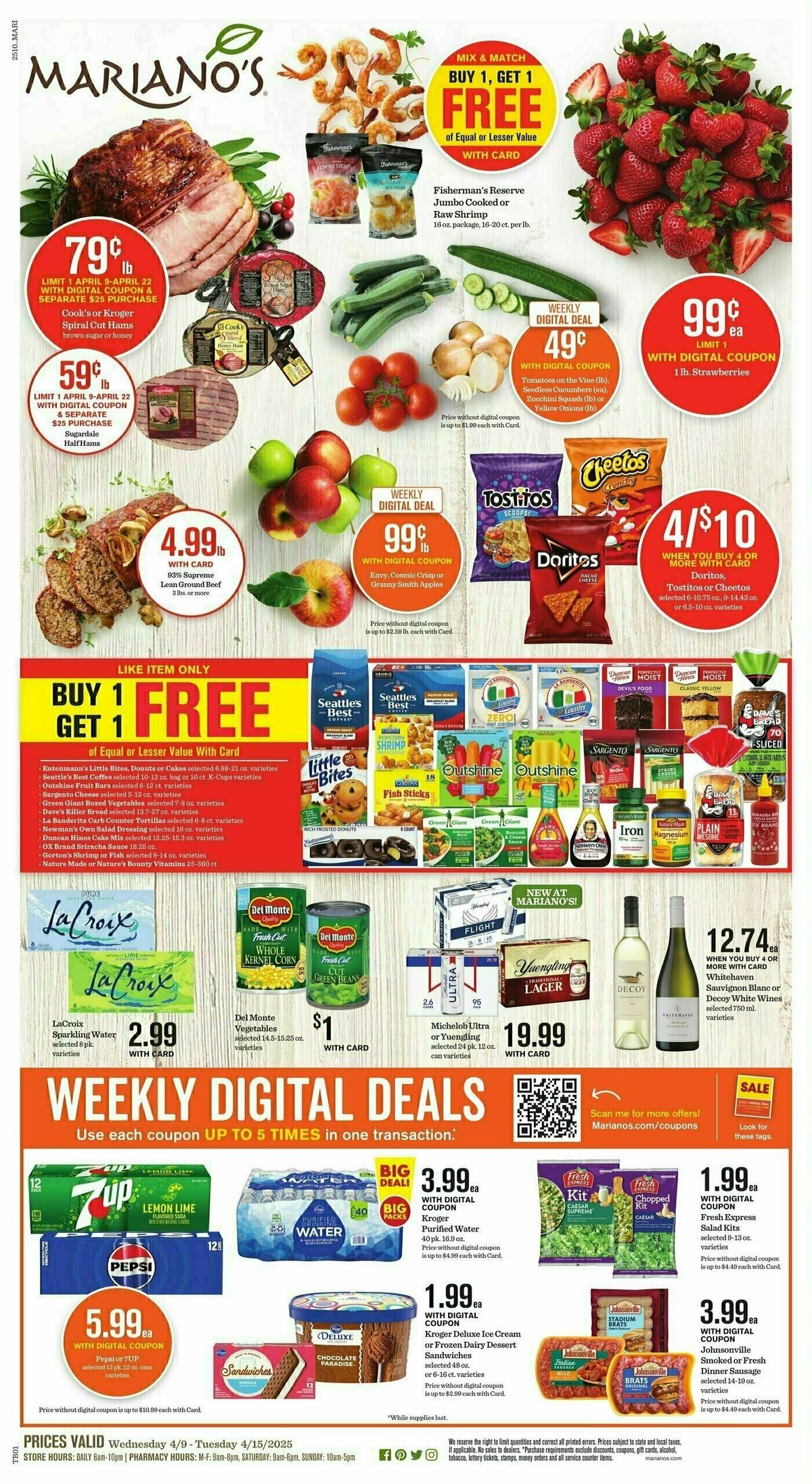 Mariano's Weekly Ad from April 9