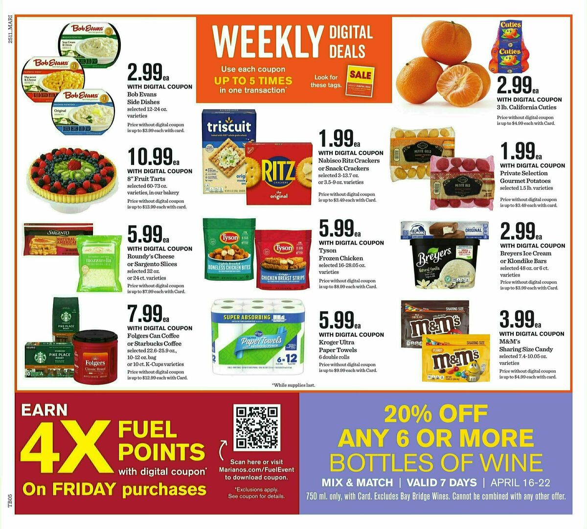 Mariano's Weekly Ad from April 16
