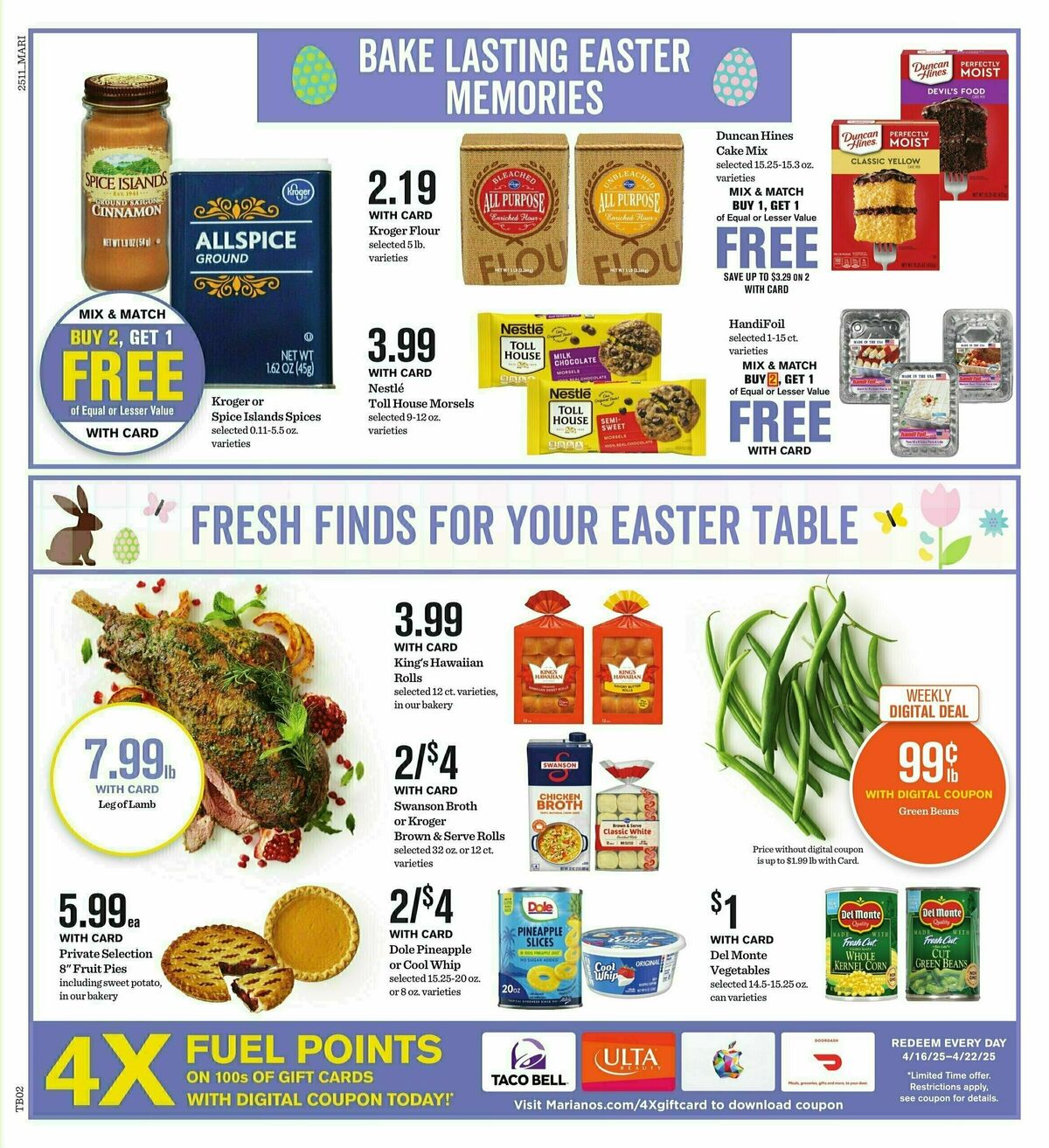 Mariano's Weekly Ad from April 16
