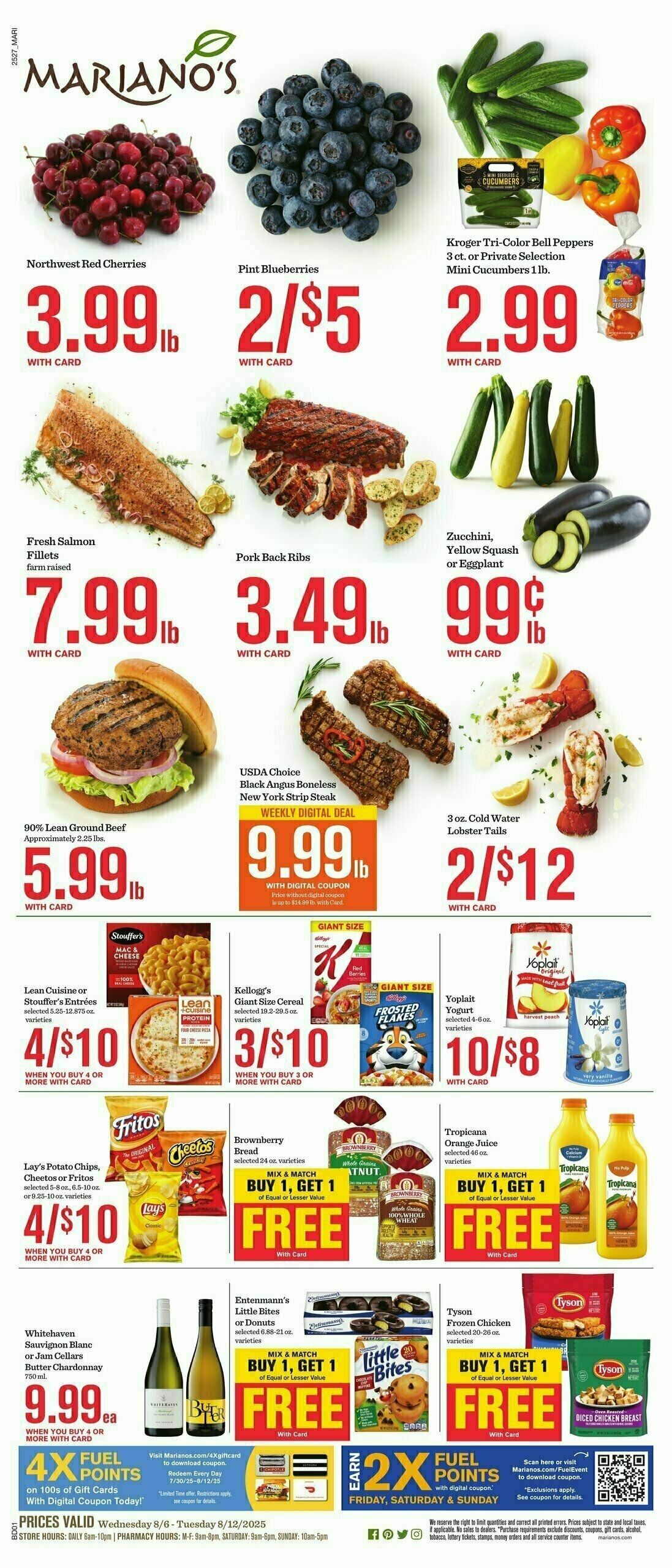 Mariano's Weekly Ad from August 6