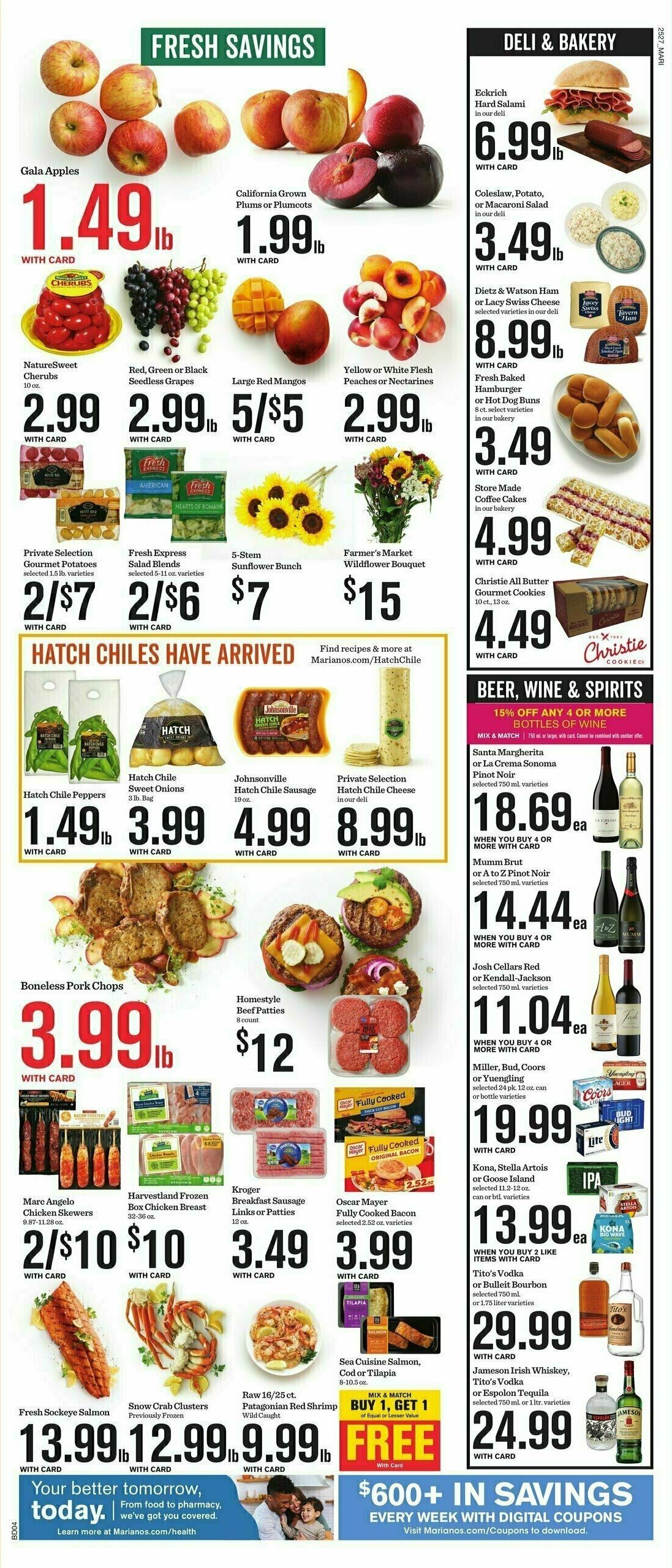 Mariano's Weekly Ad from August 6