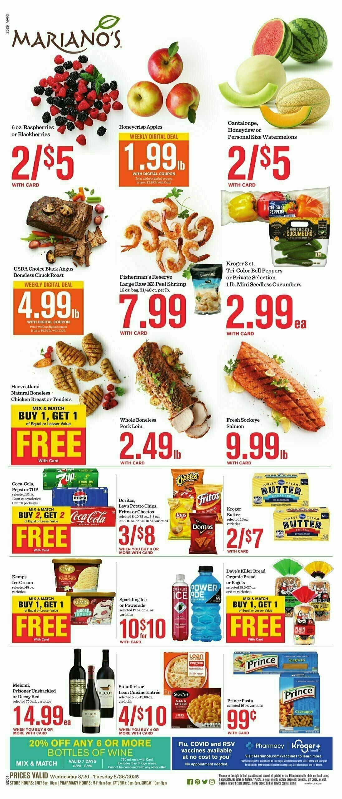 Mariano's Weekly Ad from August 20