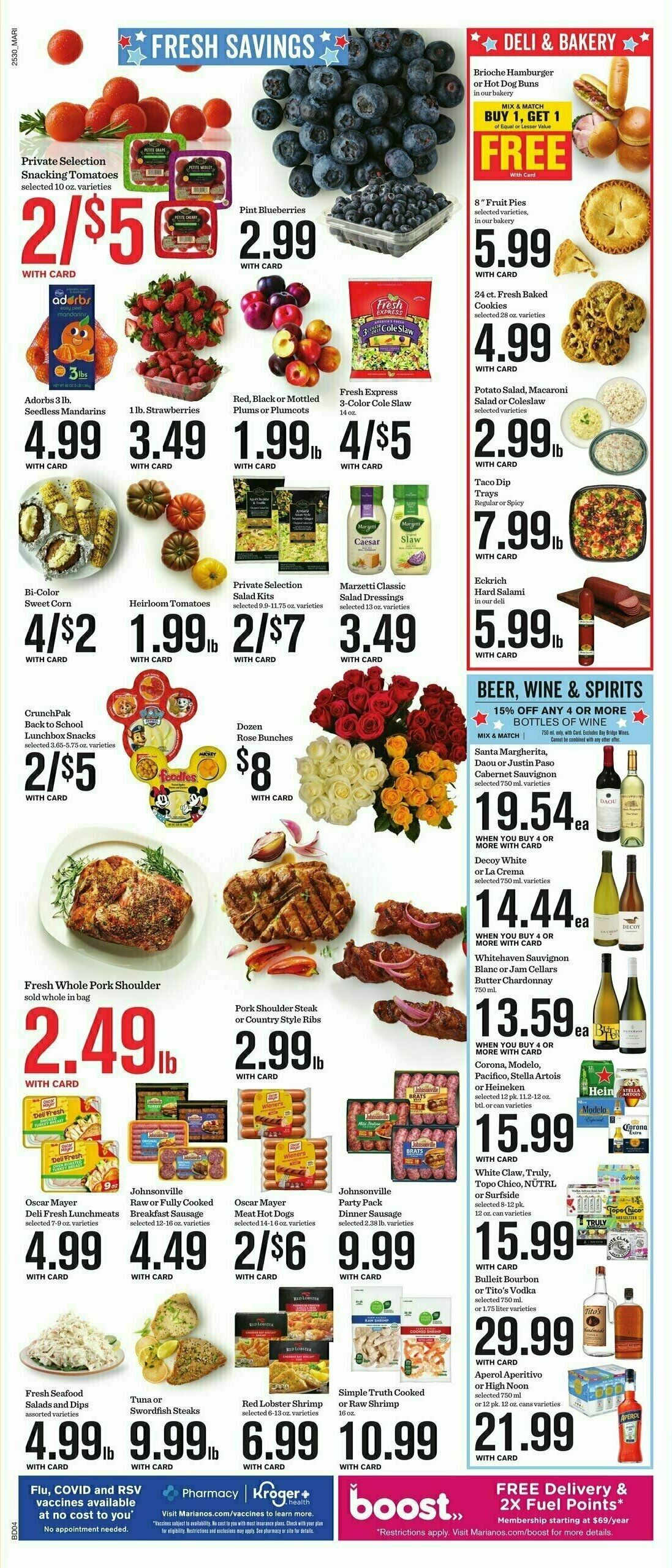 Mariano's Weekly Ad from August 27