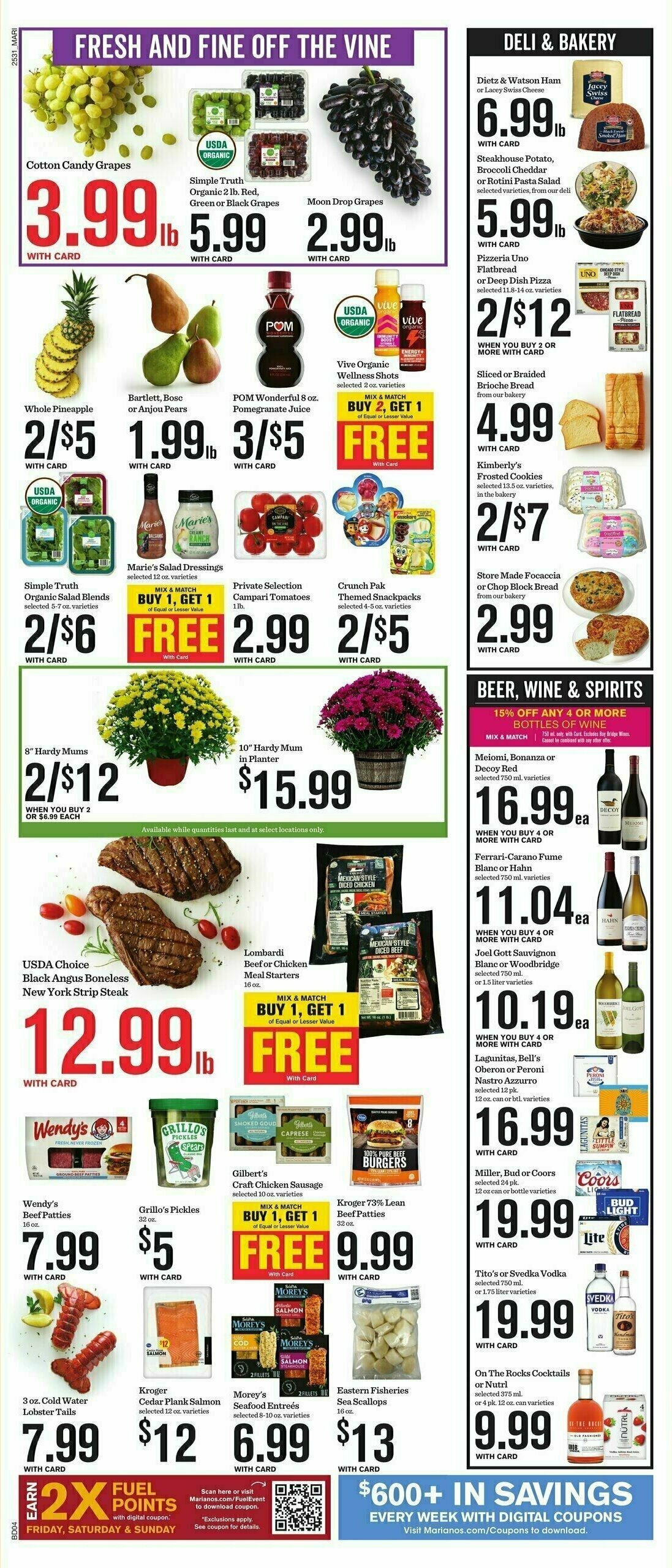 Mariano's Weekly Ad from September 3