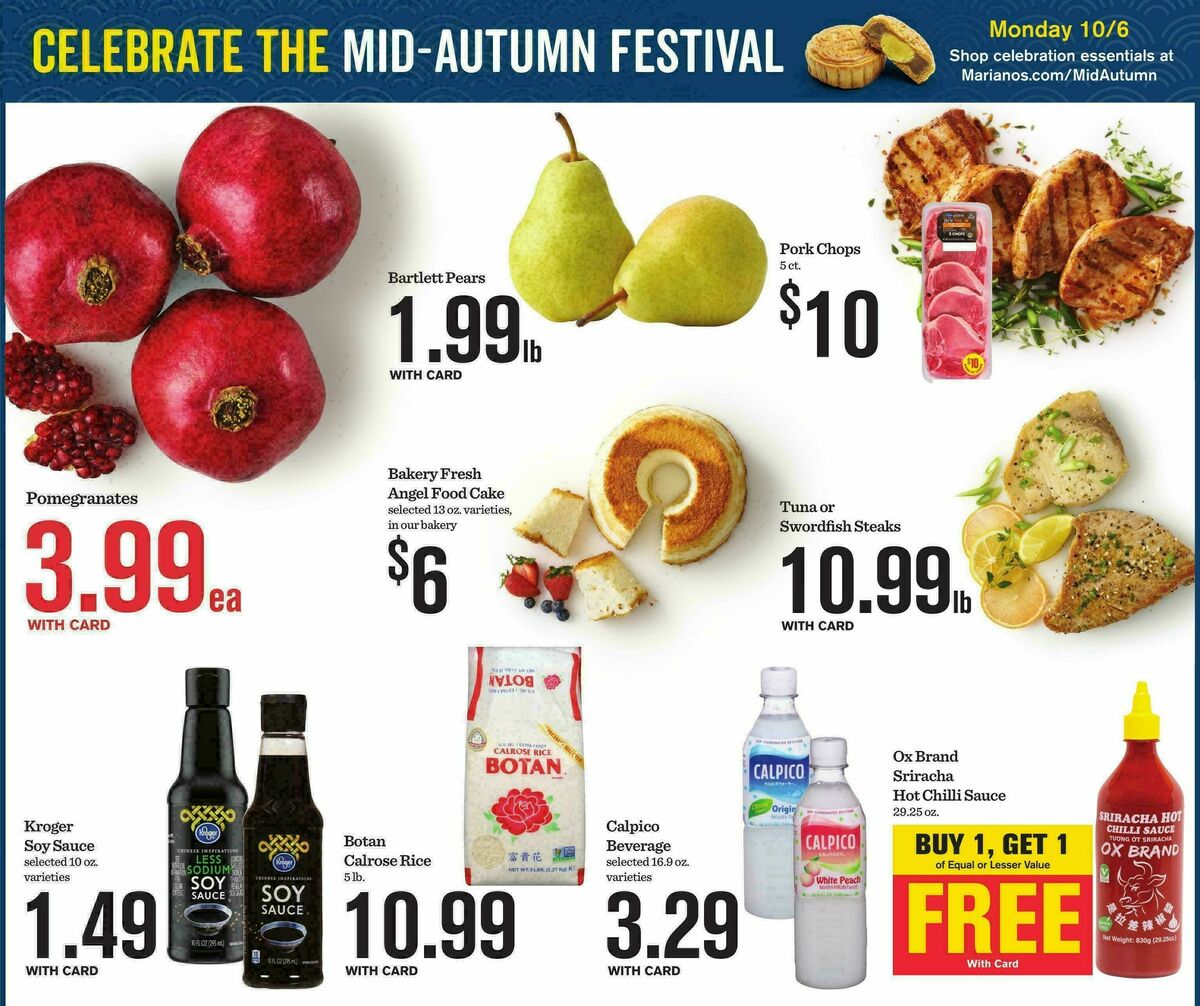 Mariano's Weekly Ad from October 1