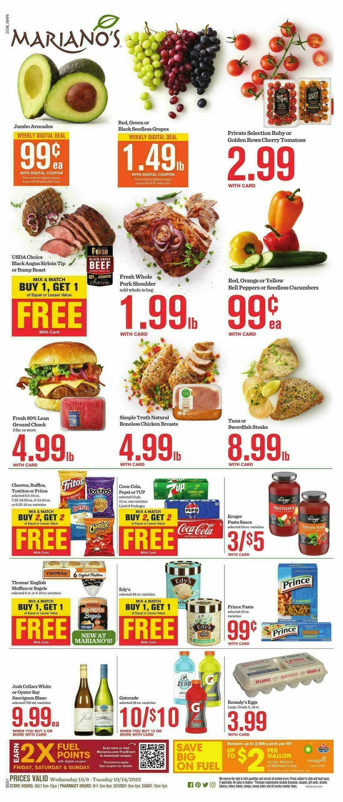 Mariano's Weekly Ad from October 8